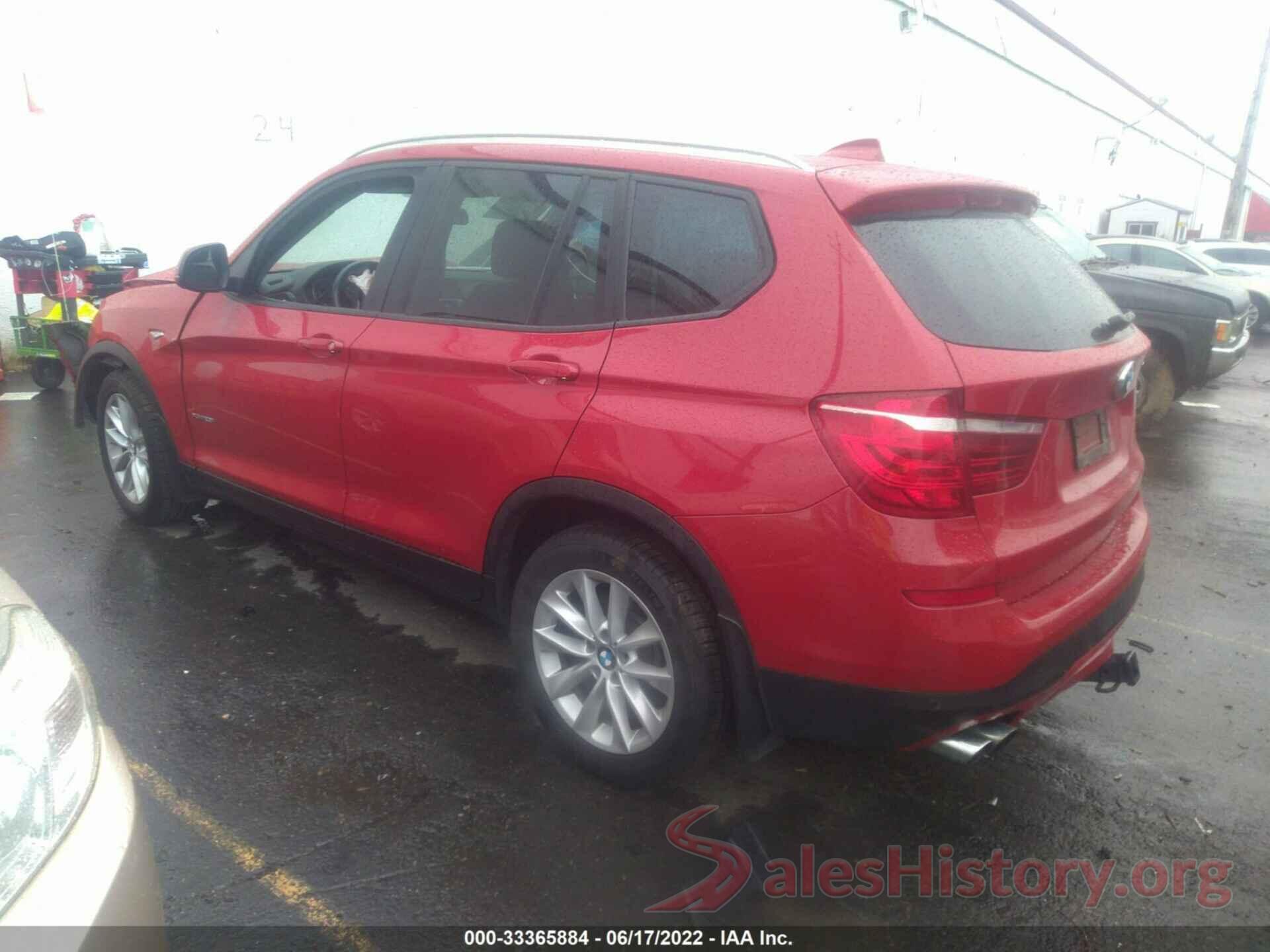 5UXWX9C59H0T10403 2017 BMW X3