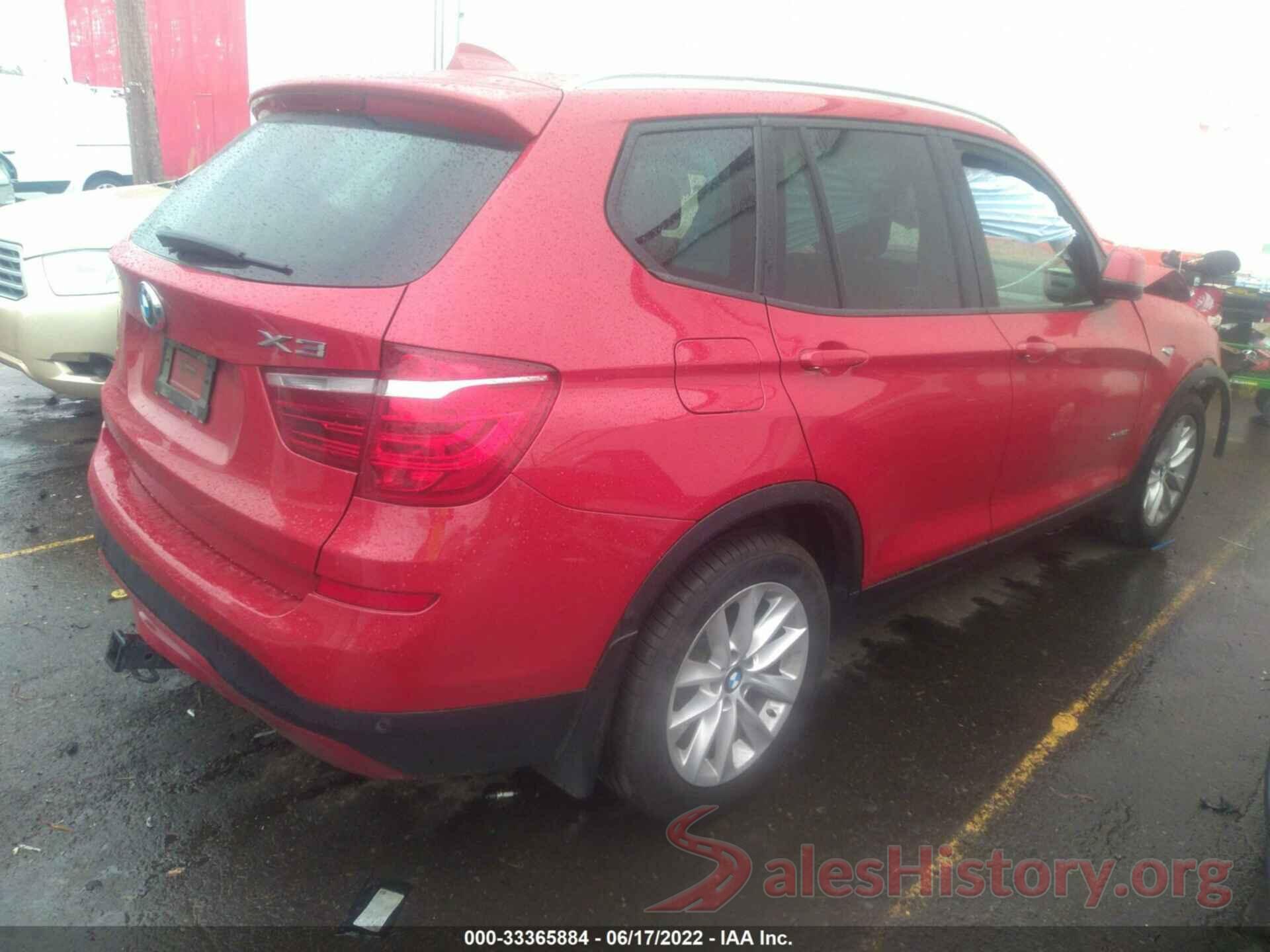 5UXWX9C59H0T10403 2017 BMW X3