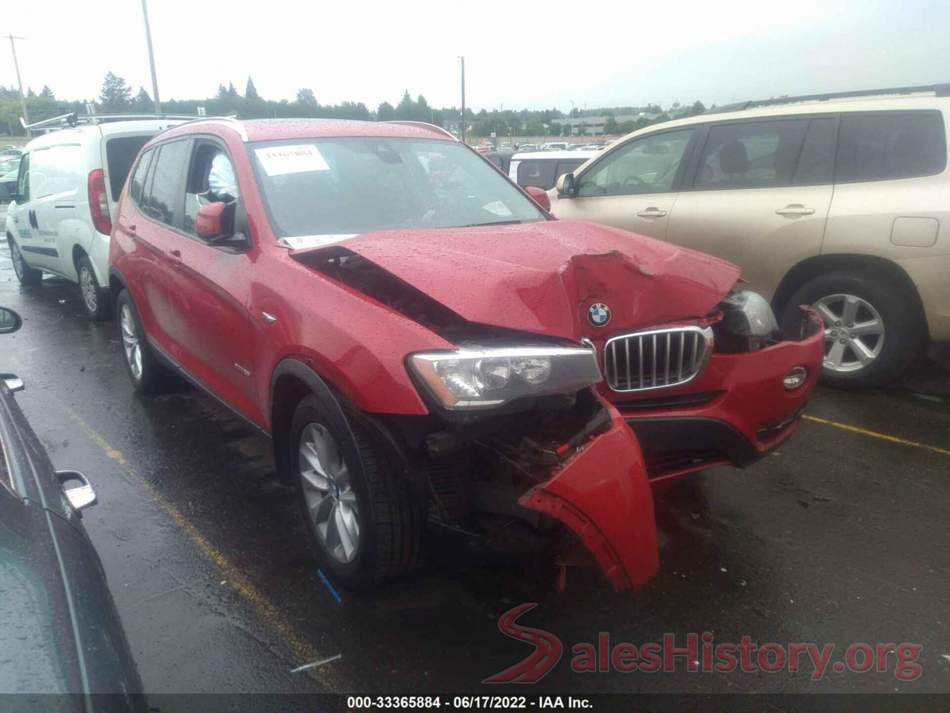 5UXWX9C59H0T10403 2017 BMW X3