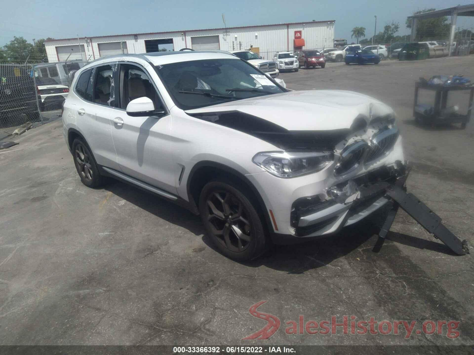 5UXTY5C05M9E13291 2021 BMW X3