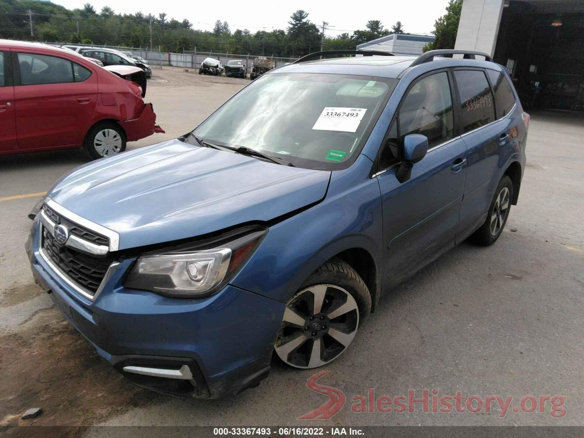 JF2SJARC7JH457997 2018 SUBARU FORESTER