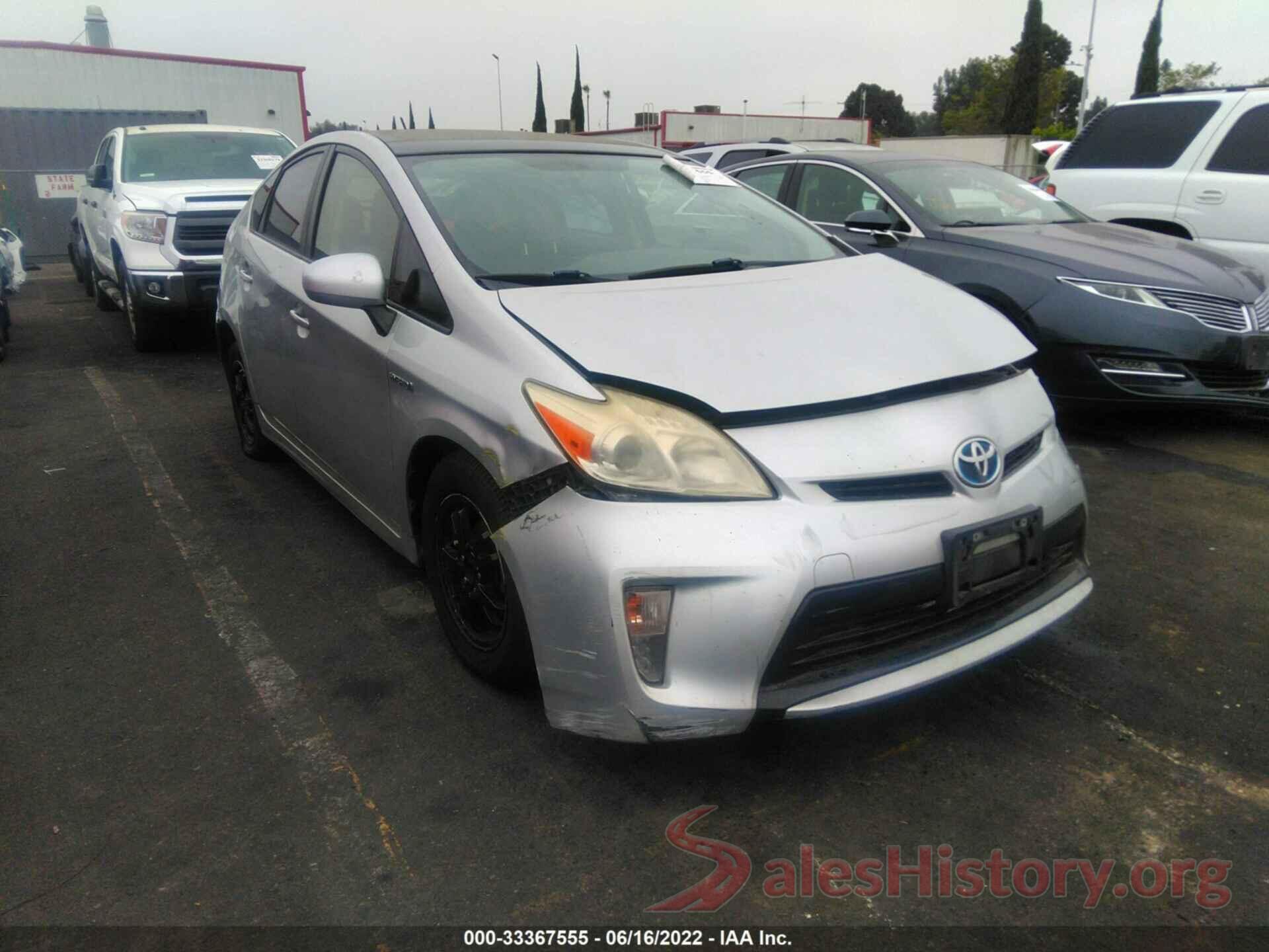 JTDKN3DU4D1690490 2013 TOYOTA PRIUS