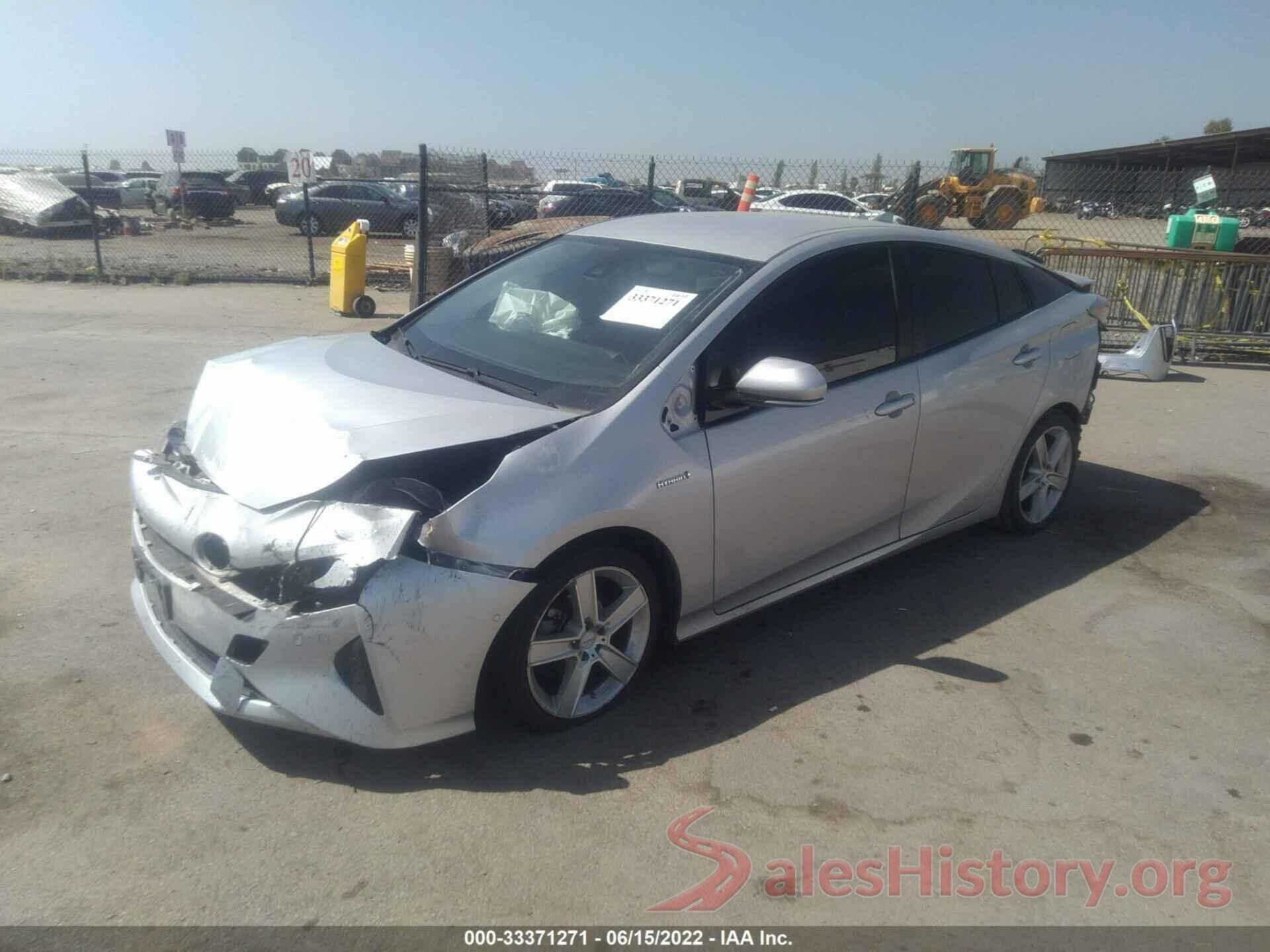 JTDKBRFU6J3604640 2018 TOYOTA PRIUS