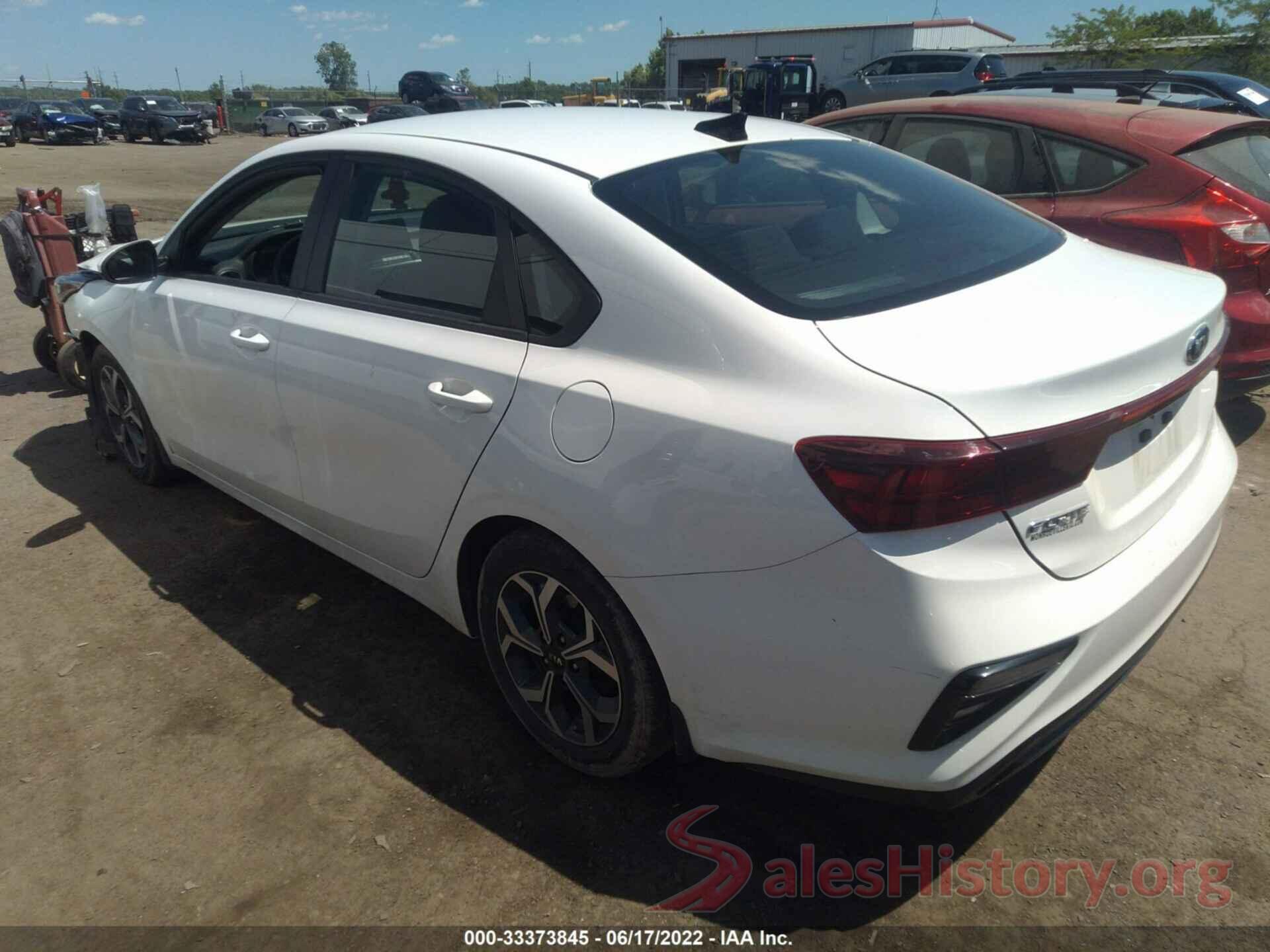 3KPF24ADXLE161917 2020 KIA FORTE