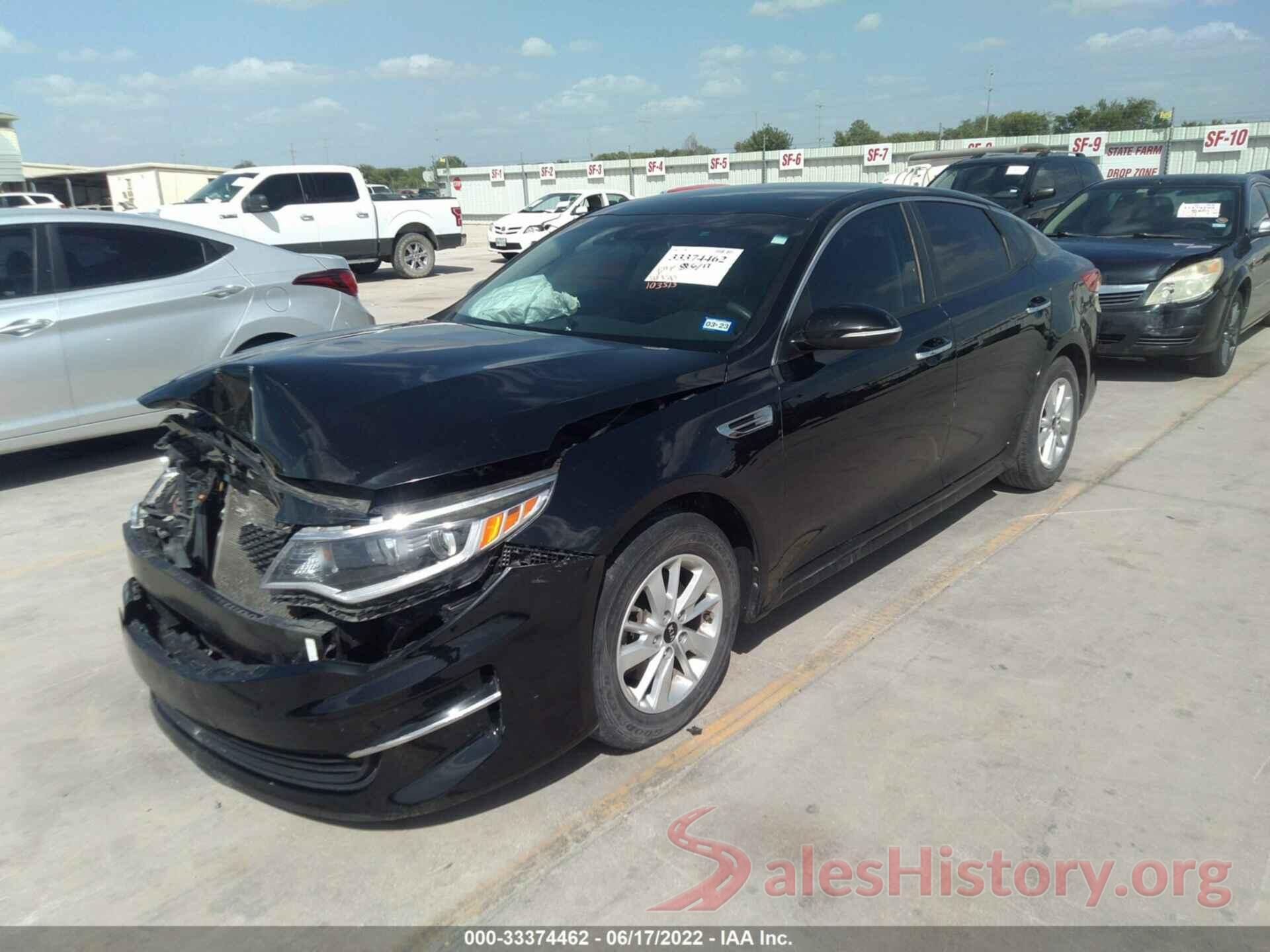 5XXGT4L34GG115227 2016 KIA OPTIMA