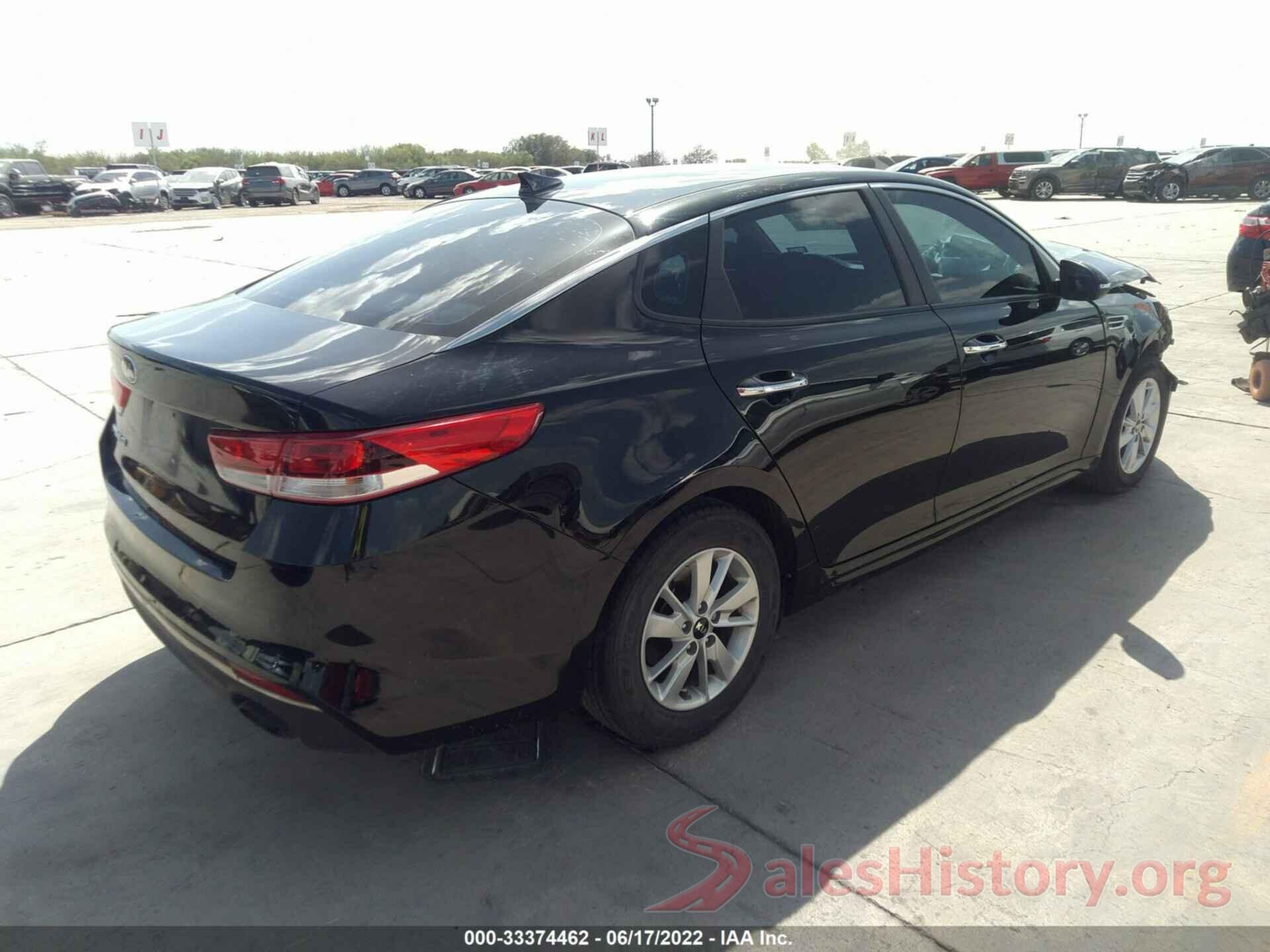 5XXGT4L34GG115227 2016 KIA OPTIMA