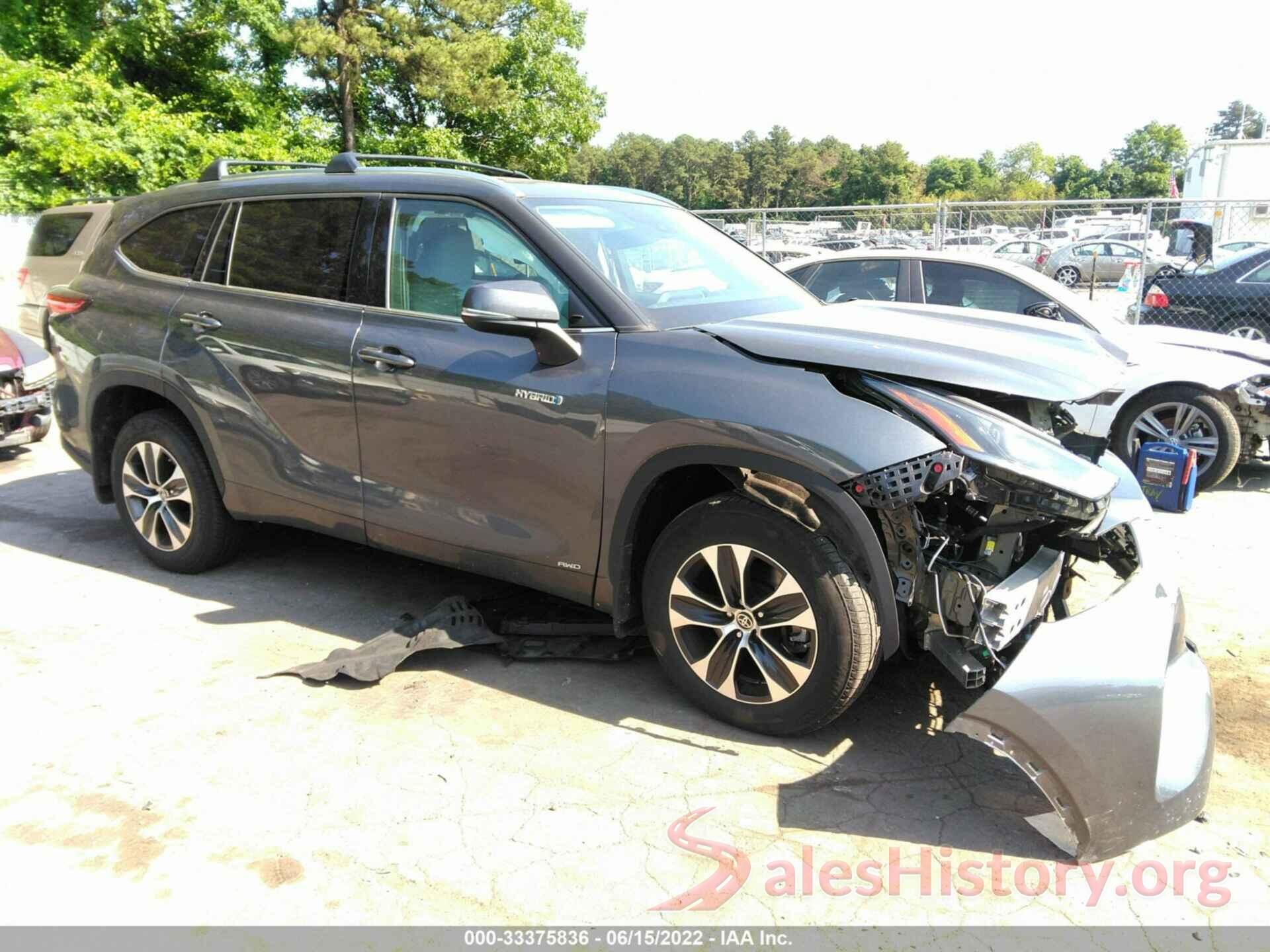 5TDGBRCH0MS518403 2021 TOYOTA HIGHLANDER