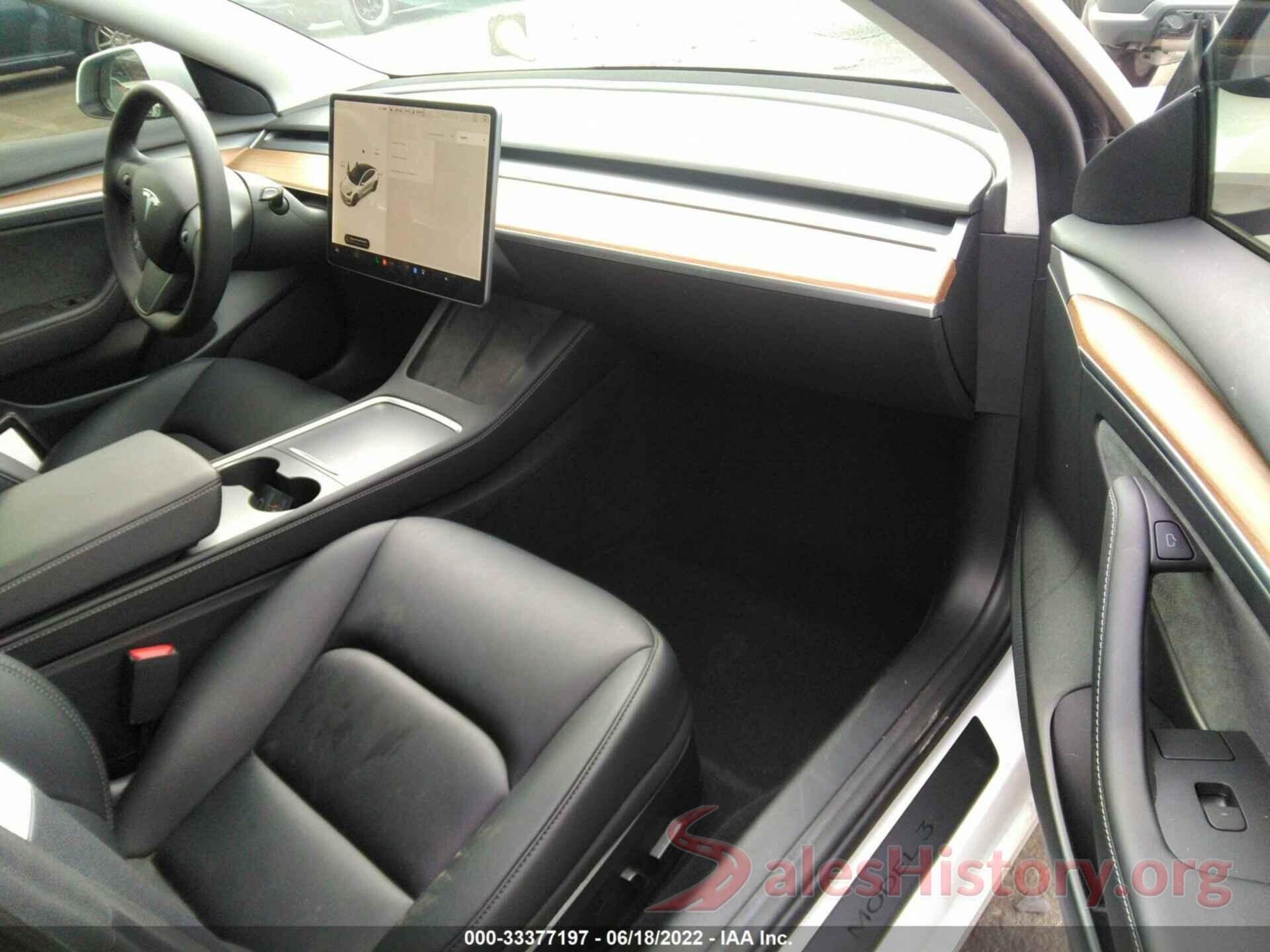 5YJ3E1EB6NF177188 2022 TESLA MODEL 3