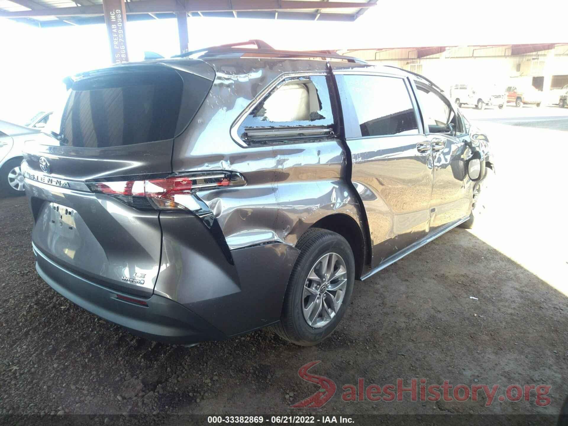 5TDKRKECXNS089108 2022 TOYOTA SIENNA