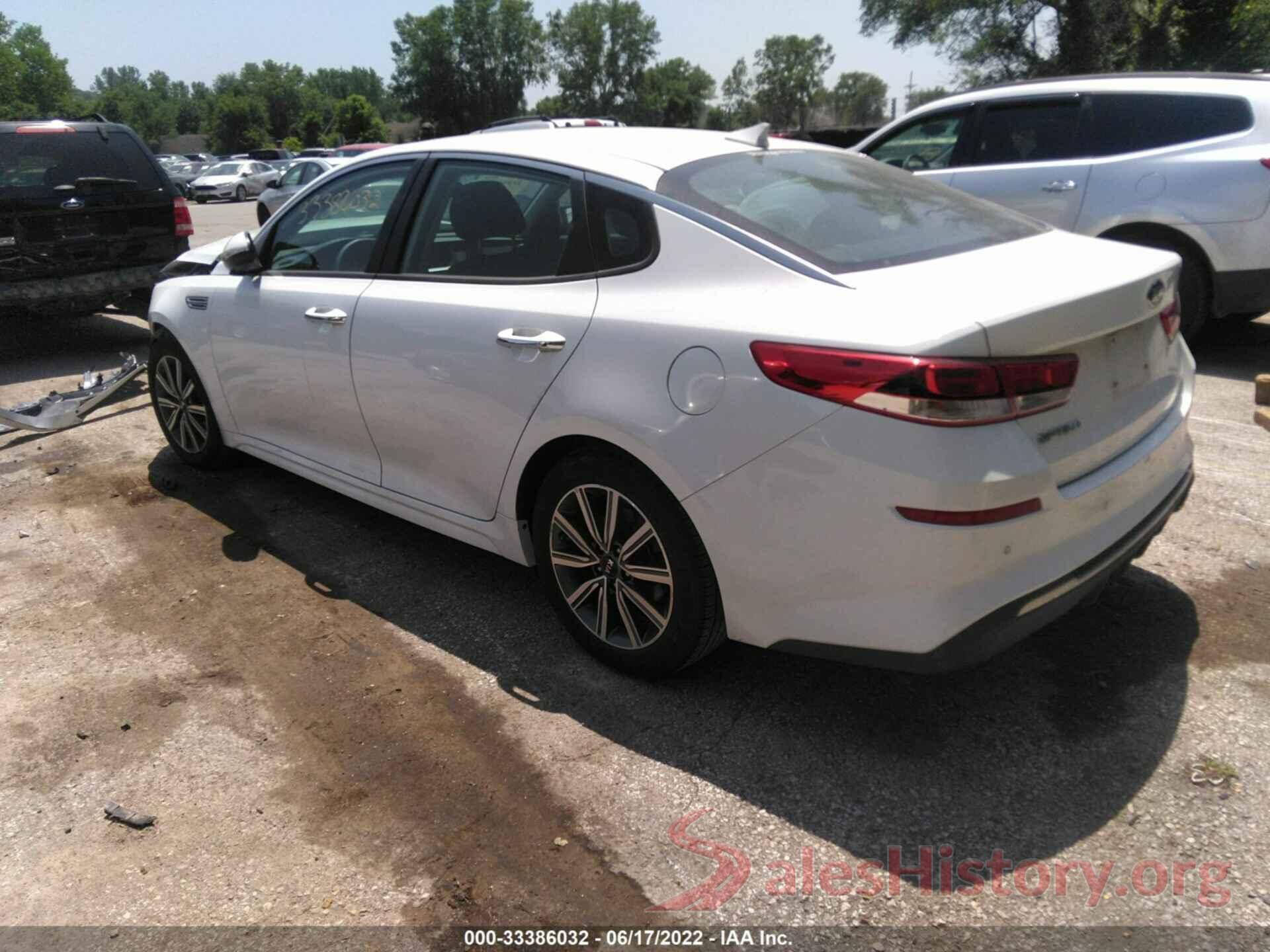 5XXGT4L33KG374204 2019 KIA OPTIMA