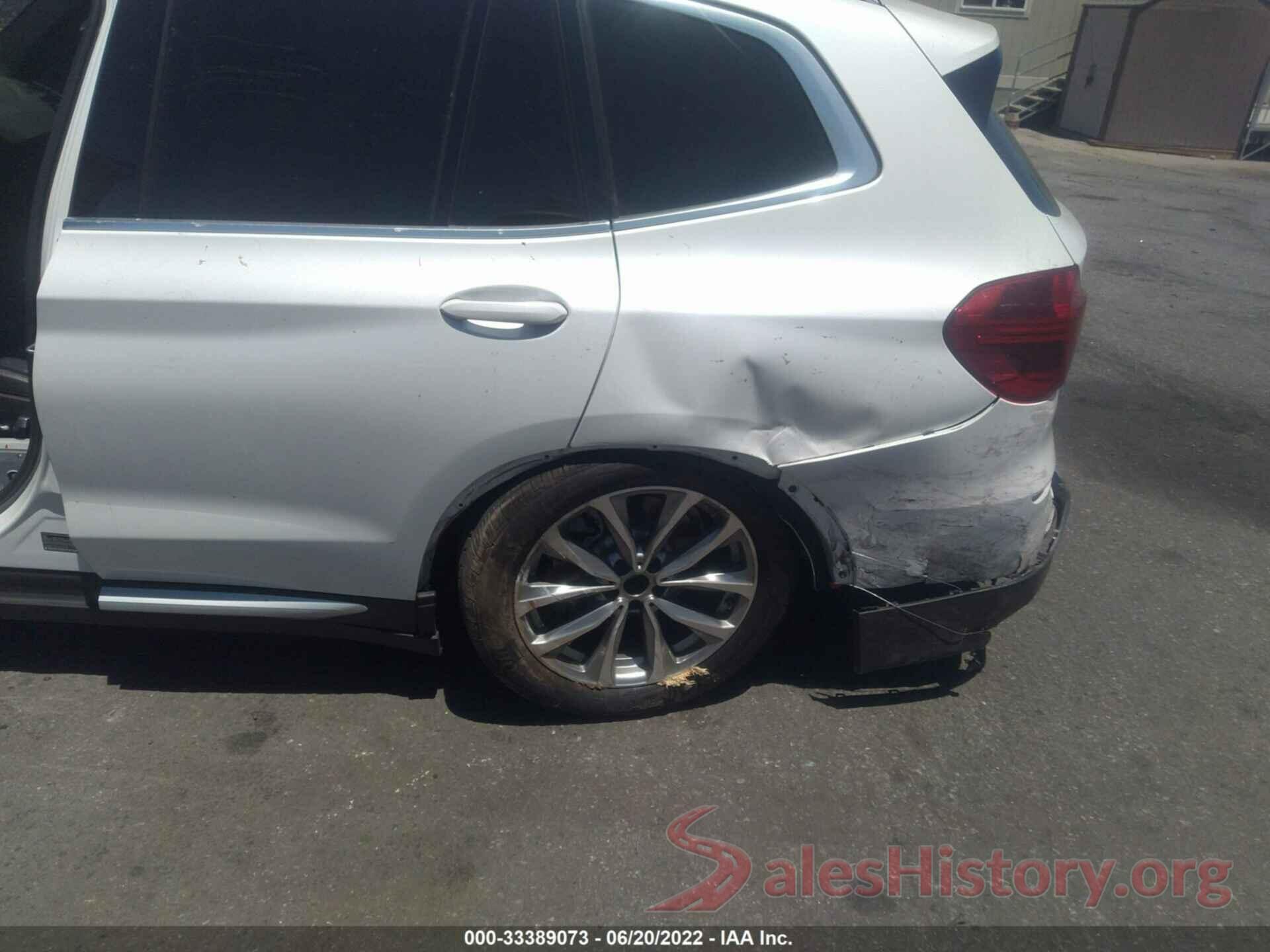 5UXTR7C51KLF23792 2019 BMW X3