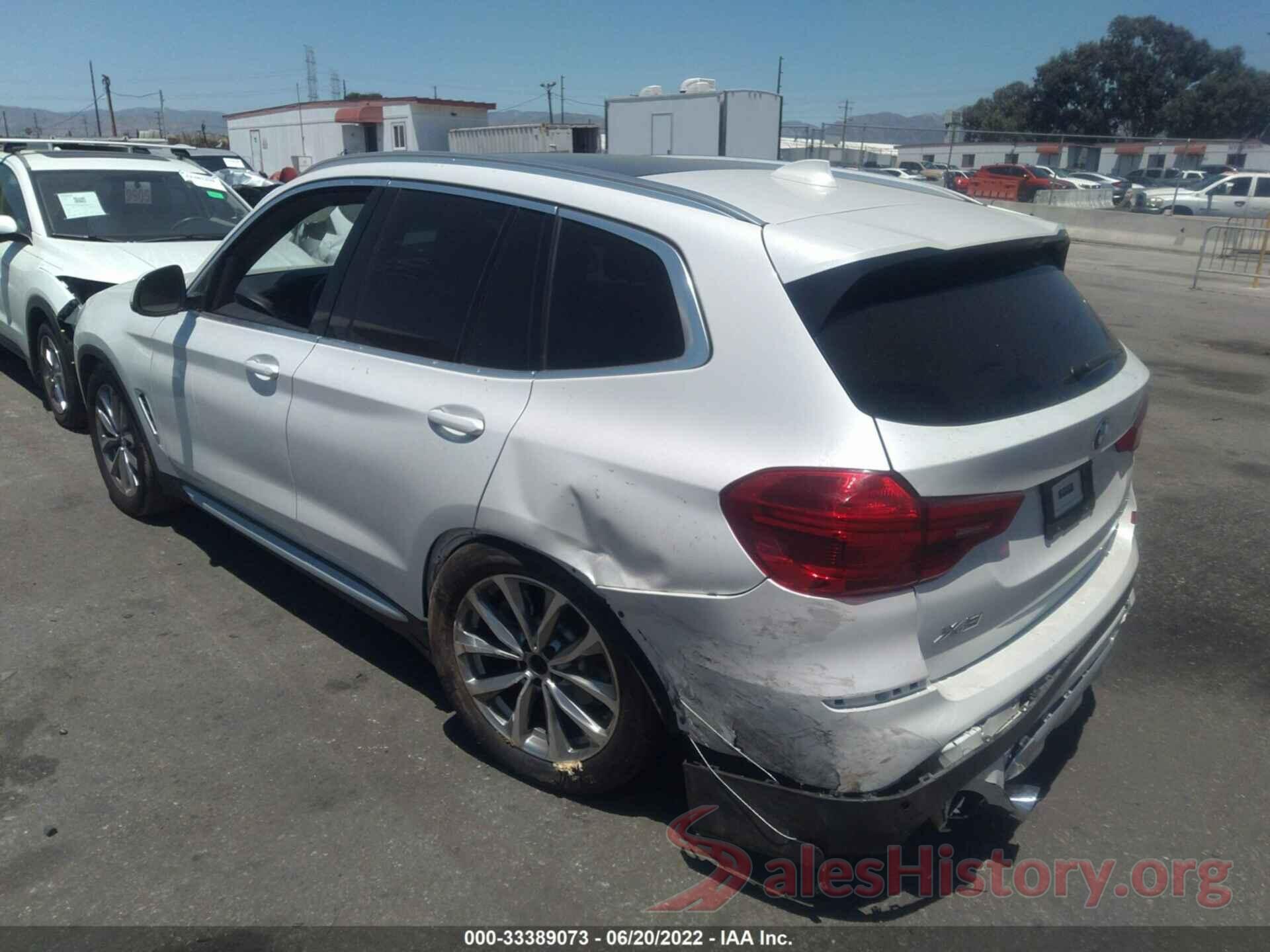 5UXTR7C51KLF23792 2019 BMW X3