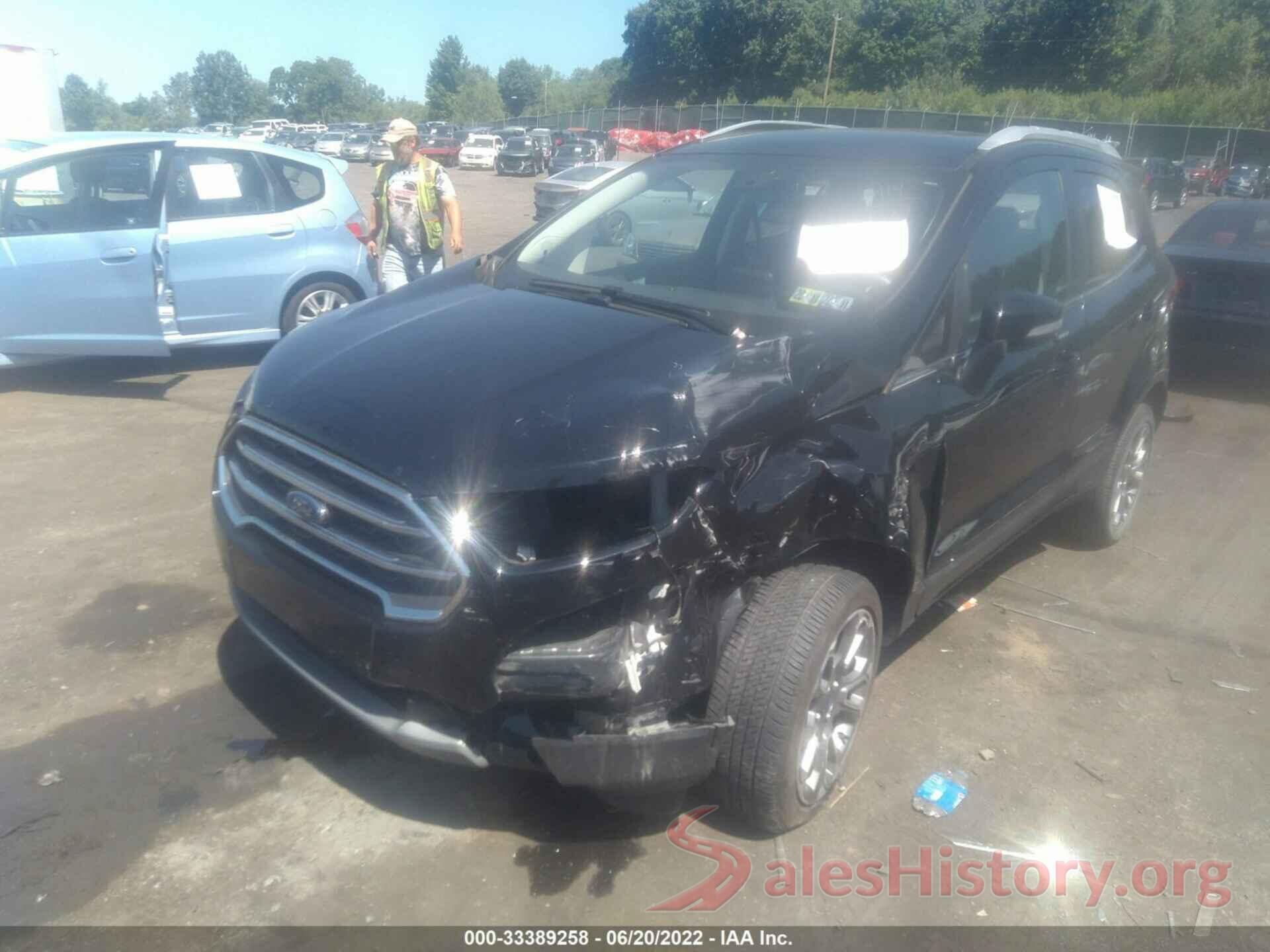 MAJ6S3KL5KC255876 2019 FORD ECOSPORT