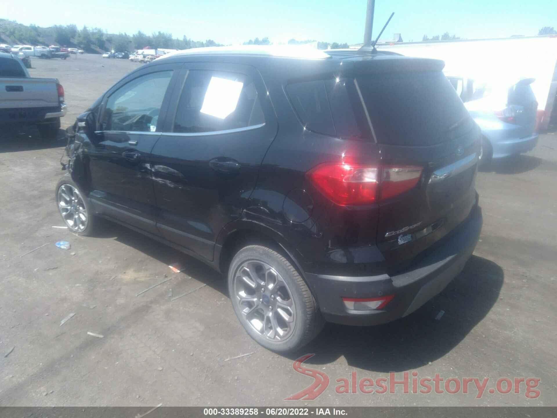 MAJ6S3KL5KC255876 2019 FORD ECOSPORT