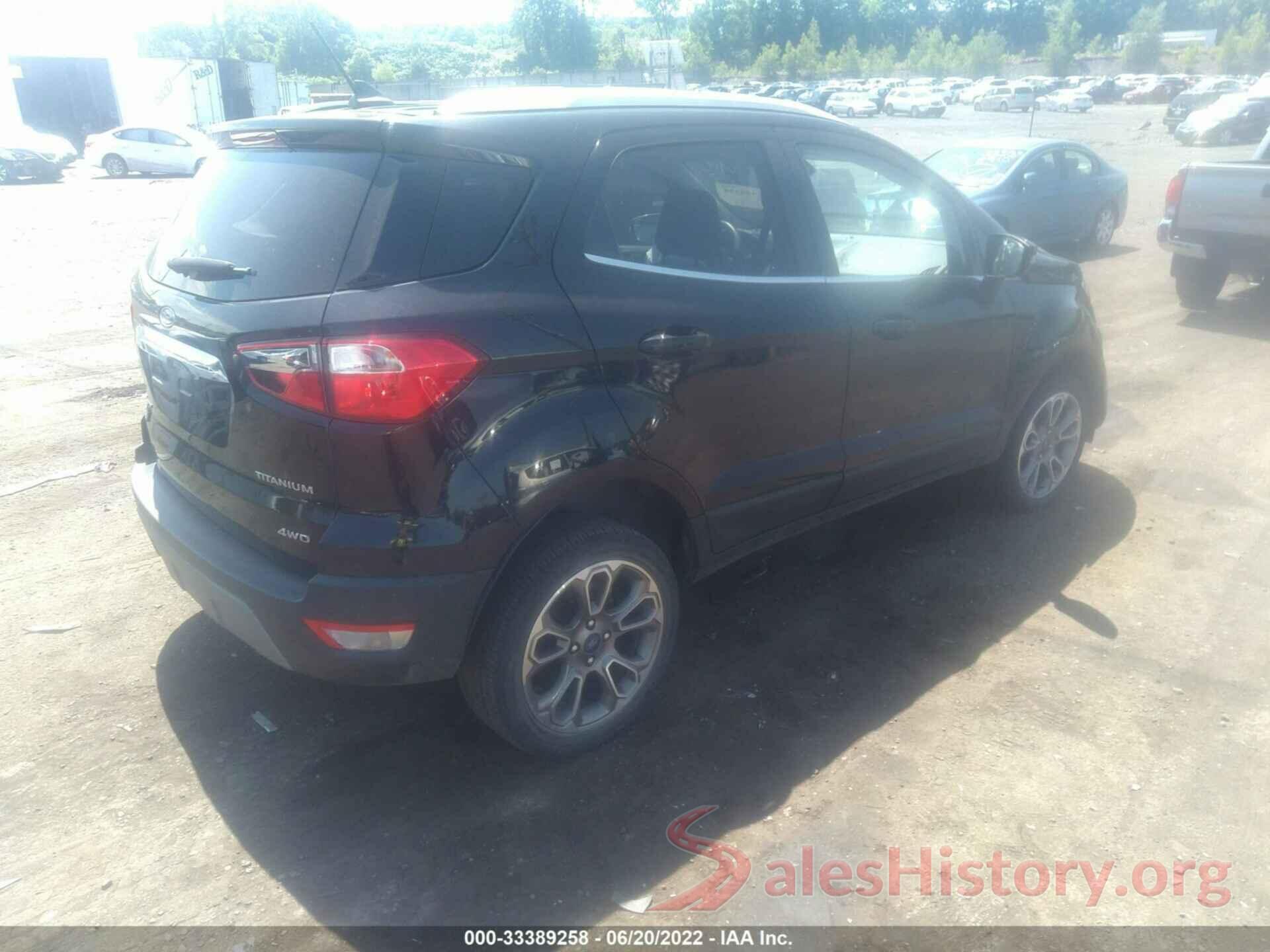 MAJ6S3KL5KC255876 2019 FORD ECOSPORT