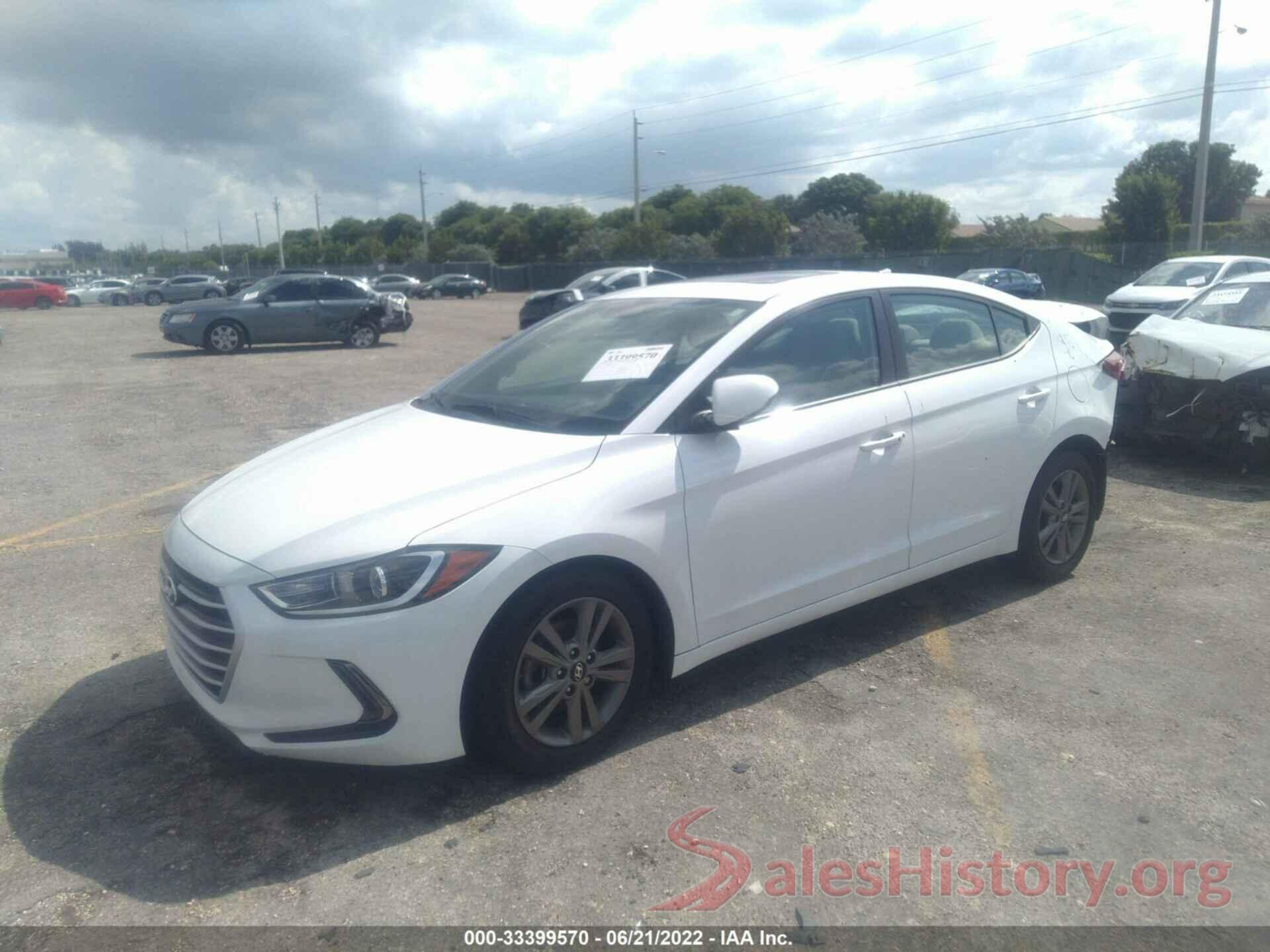 5NPD84LF0JH401117 2018 HYUNDAI ELANTRA