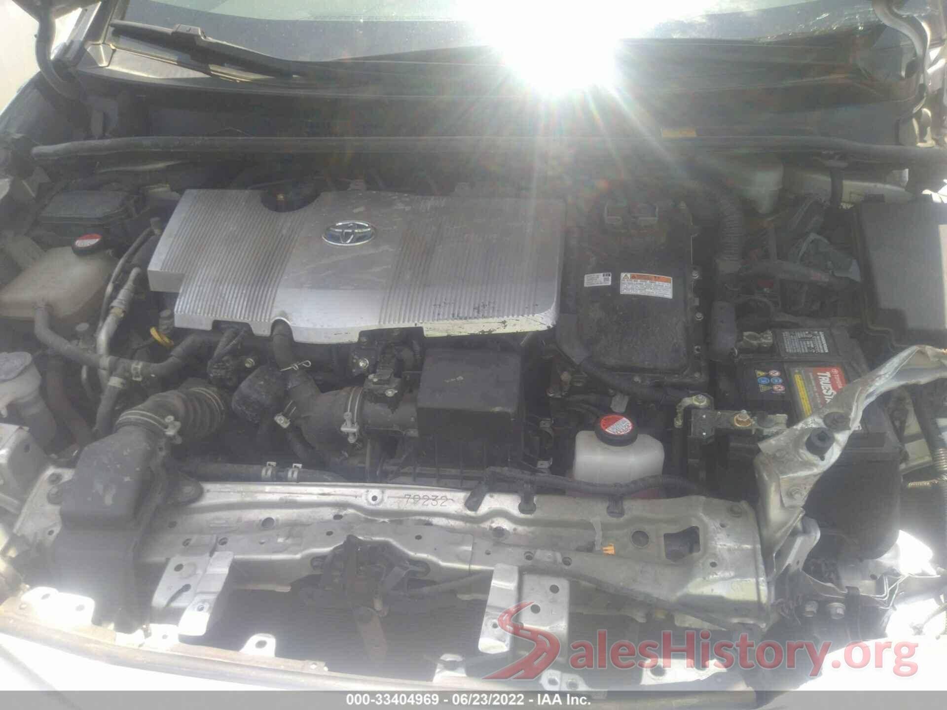 JTDKBRFU7G3518813 2016 TOYOTA PRIUS