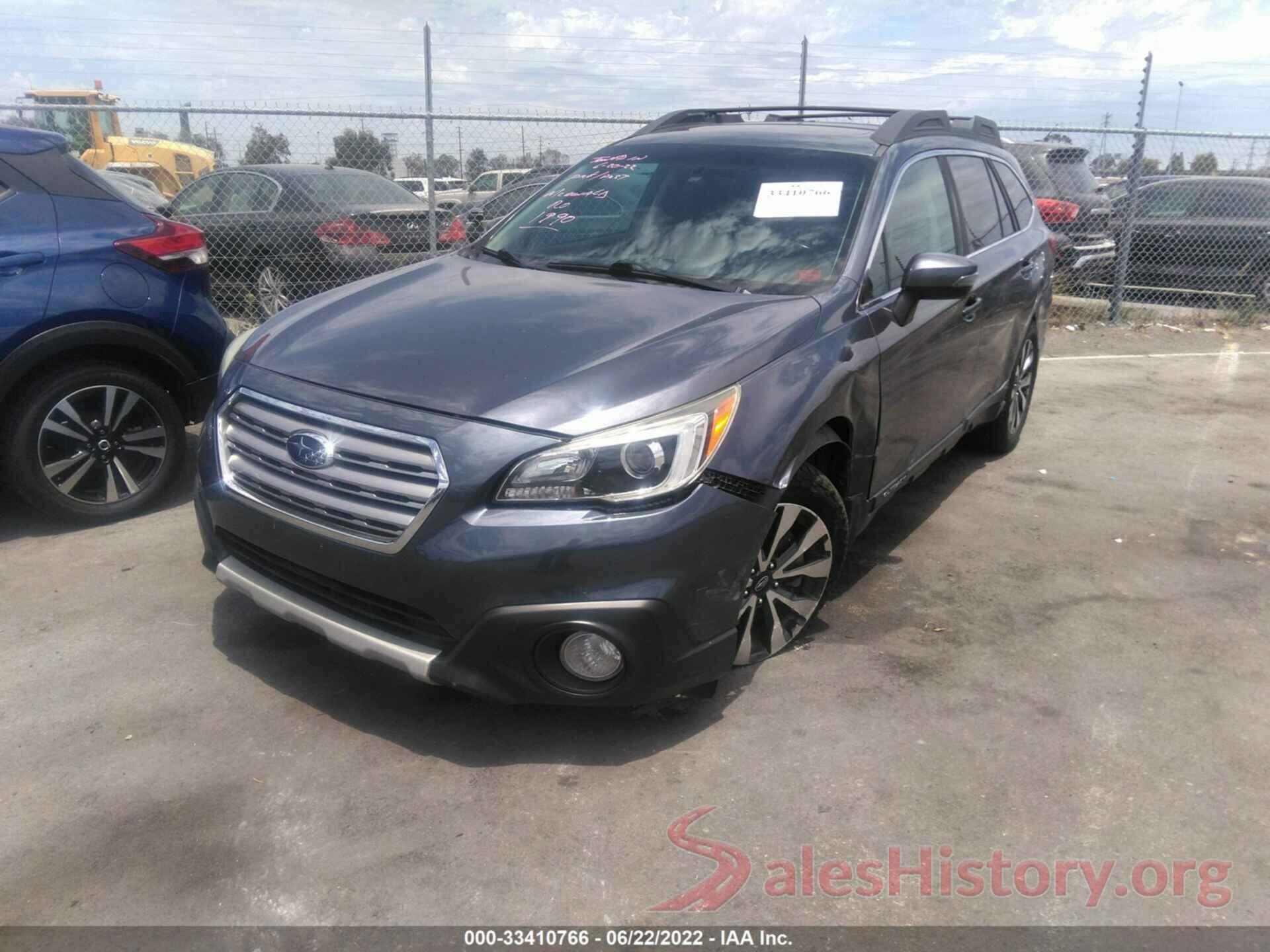 4S4BSANC8H3374955 2017 SUBARU OUTBACK