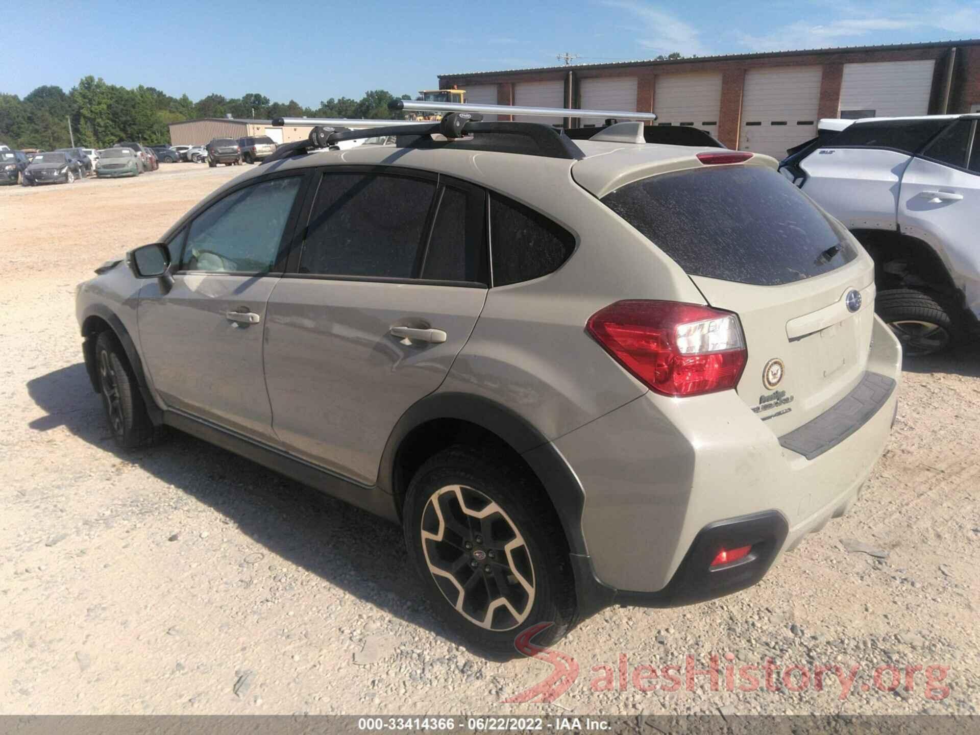 JF2GPAKC9G8283535 2016 SUBARU CROSSTREK