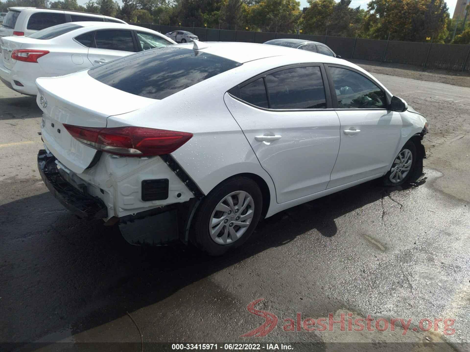 5NPD74LF7HH165420 2017 HYUNDAI ELANTRA