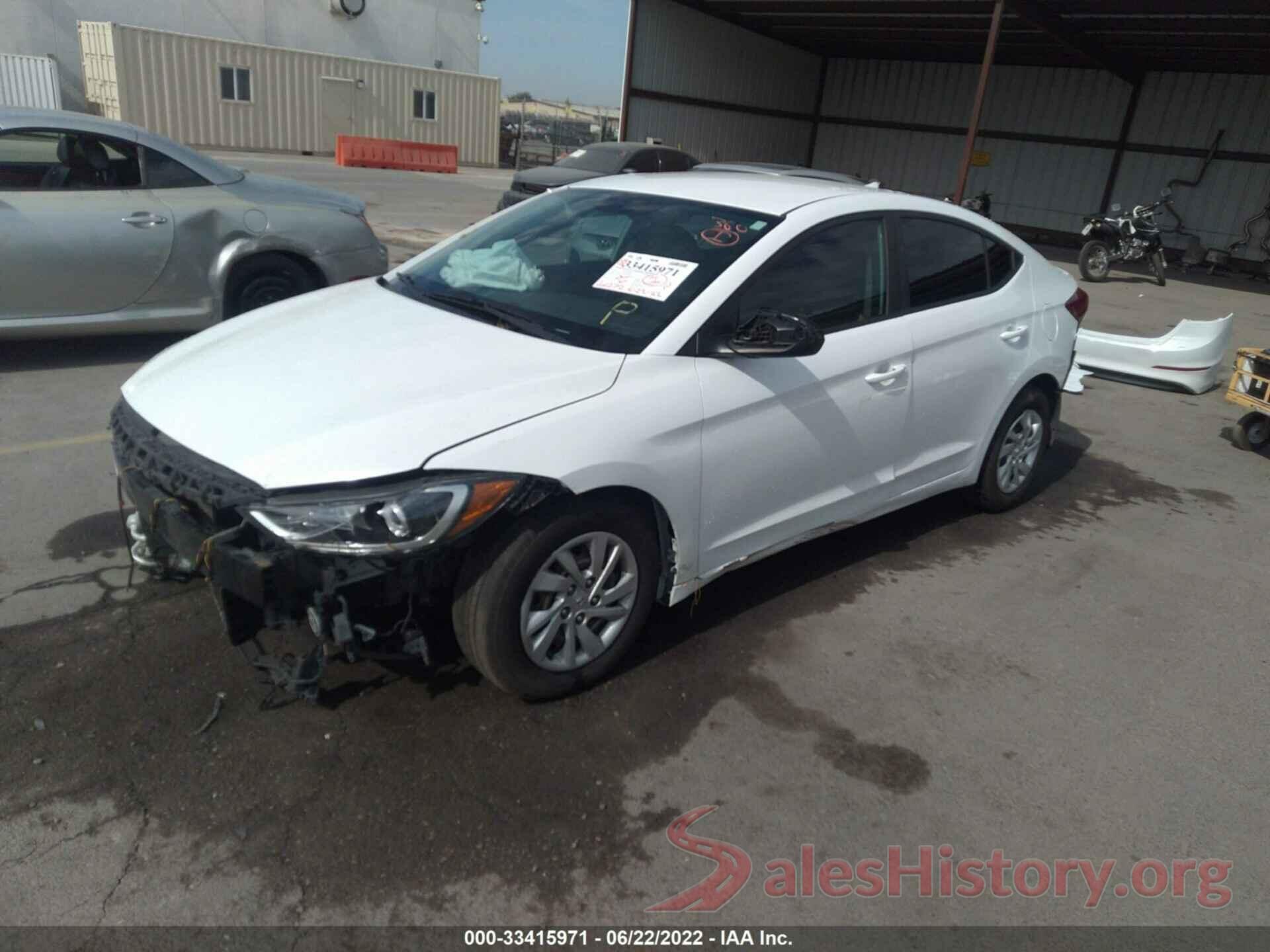 5NPD74LF7HH165420 2017 HYUNDAI ELANTRA