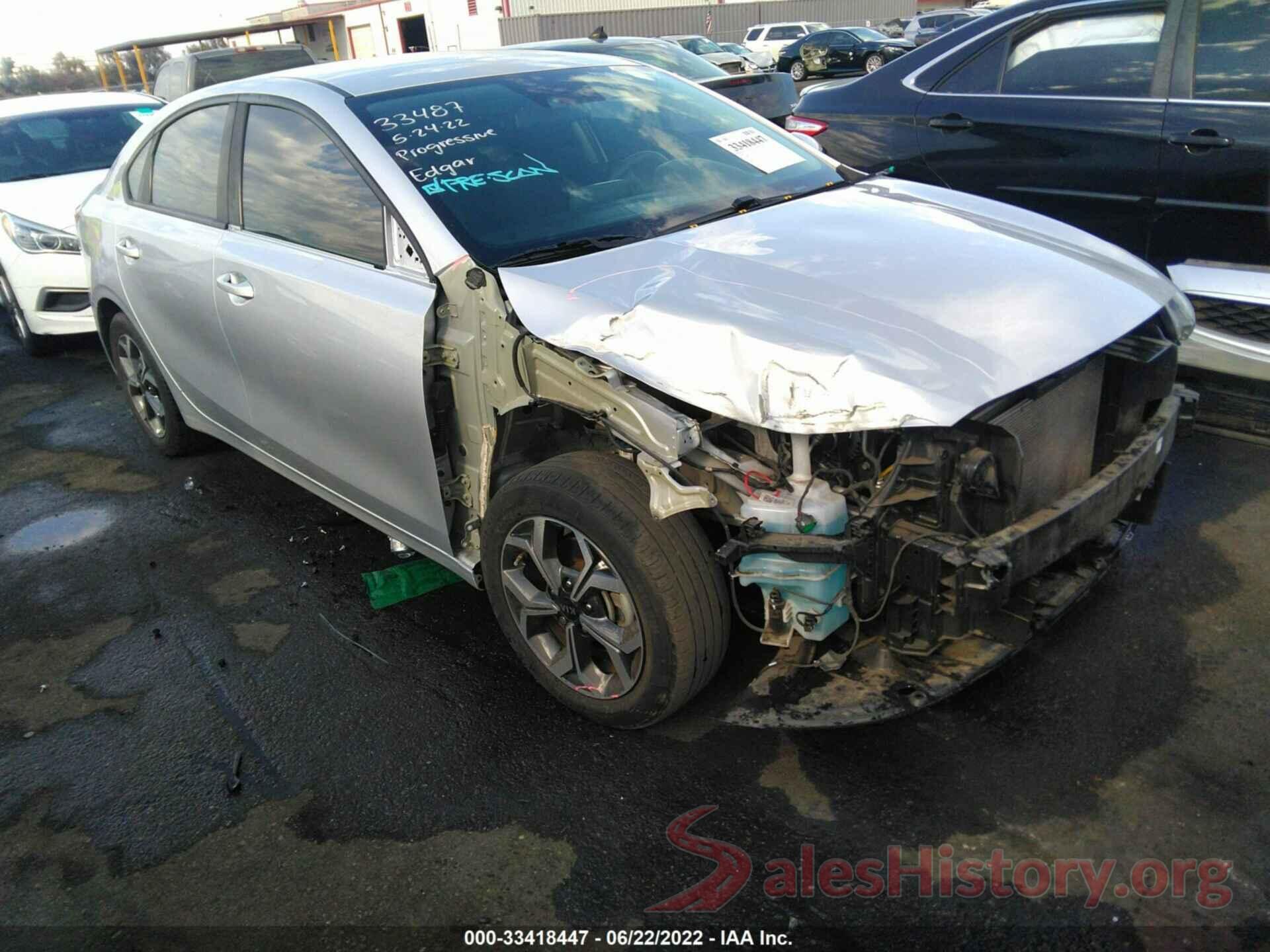 3KPF24AD3LE192054 2020 KIA FORTE