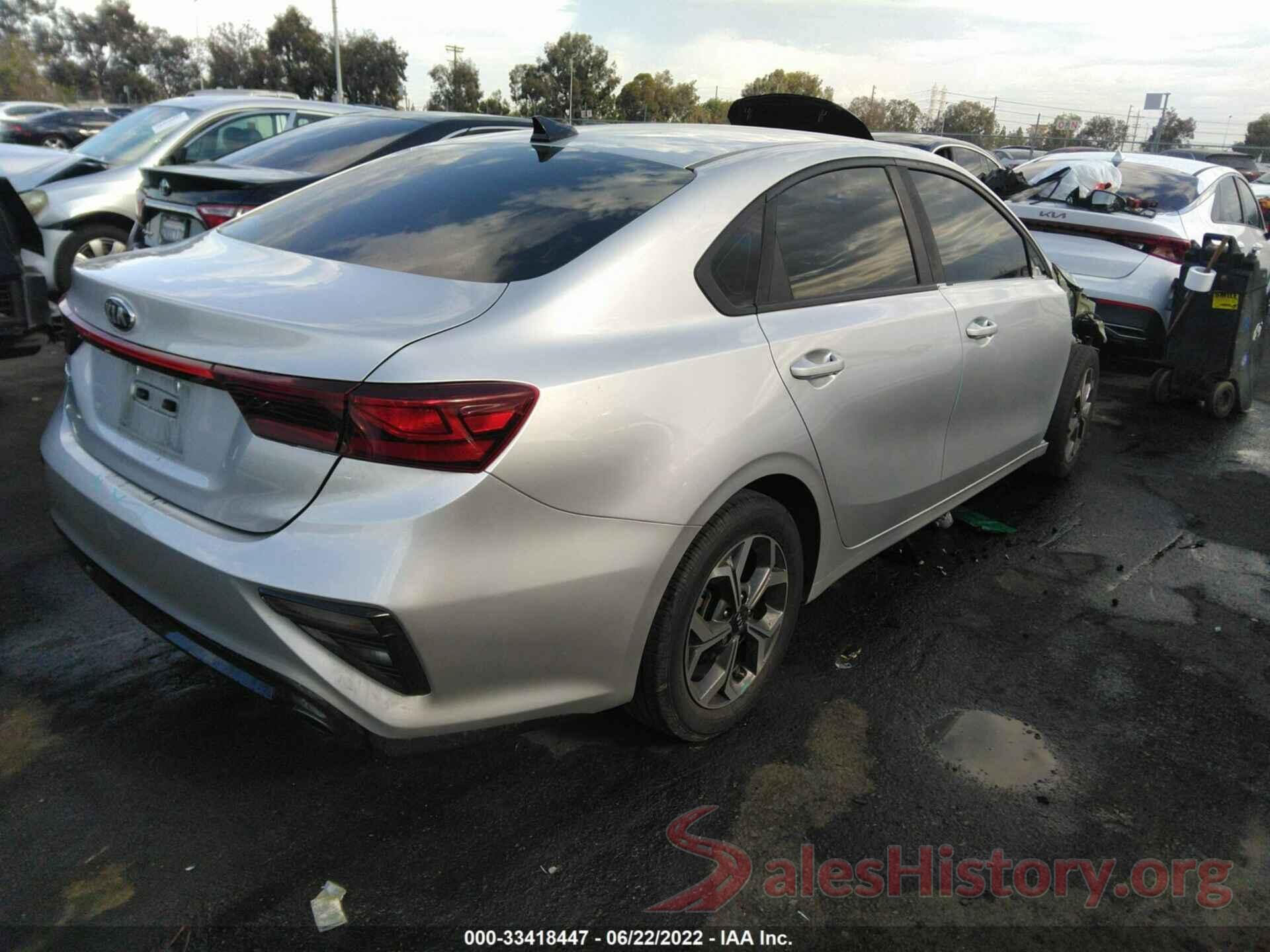 3KPF24AD3LE192054 2020 KIA FORTE