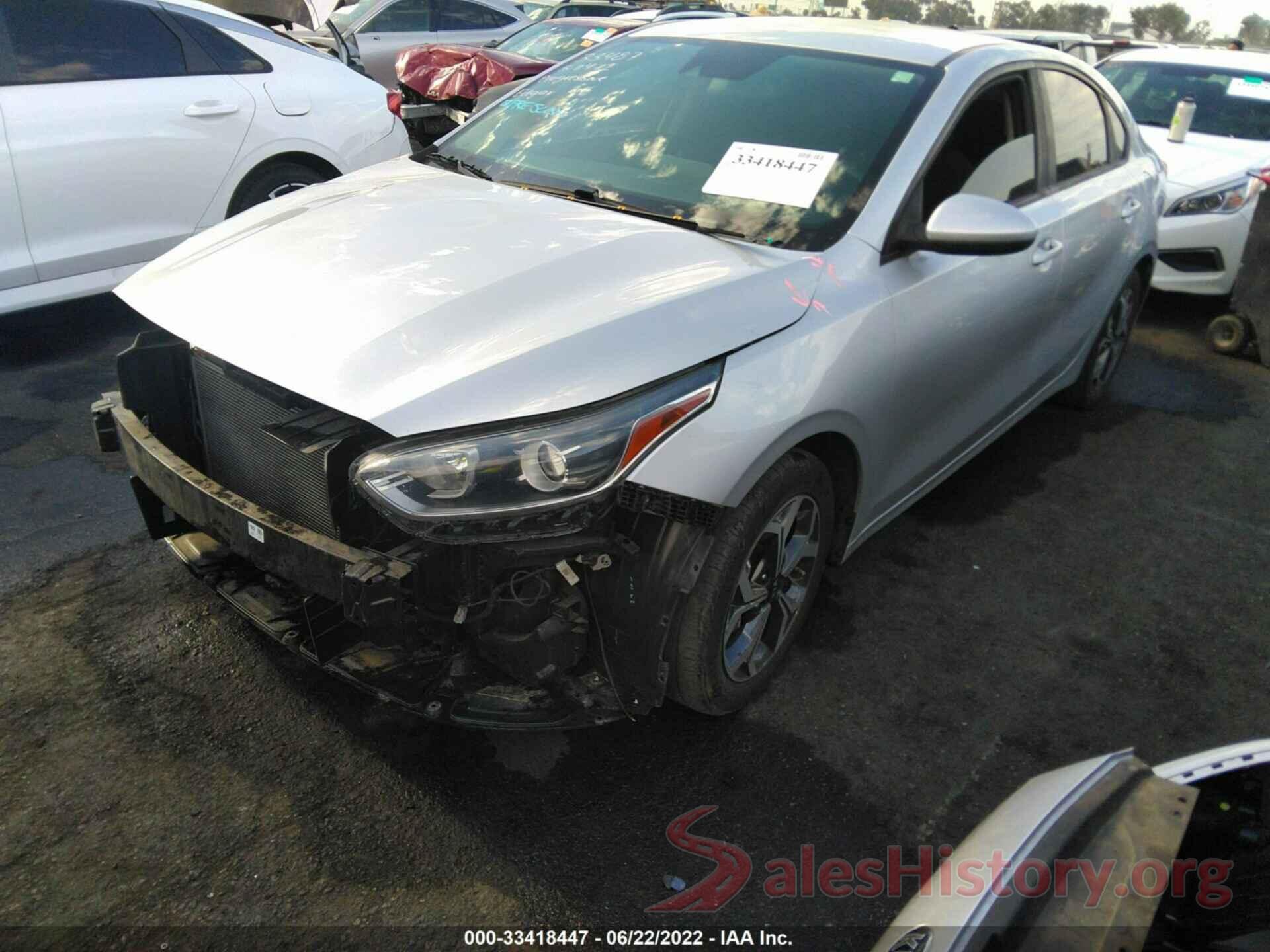 3KPF24AD3LE192054 2020 KIA FORTE