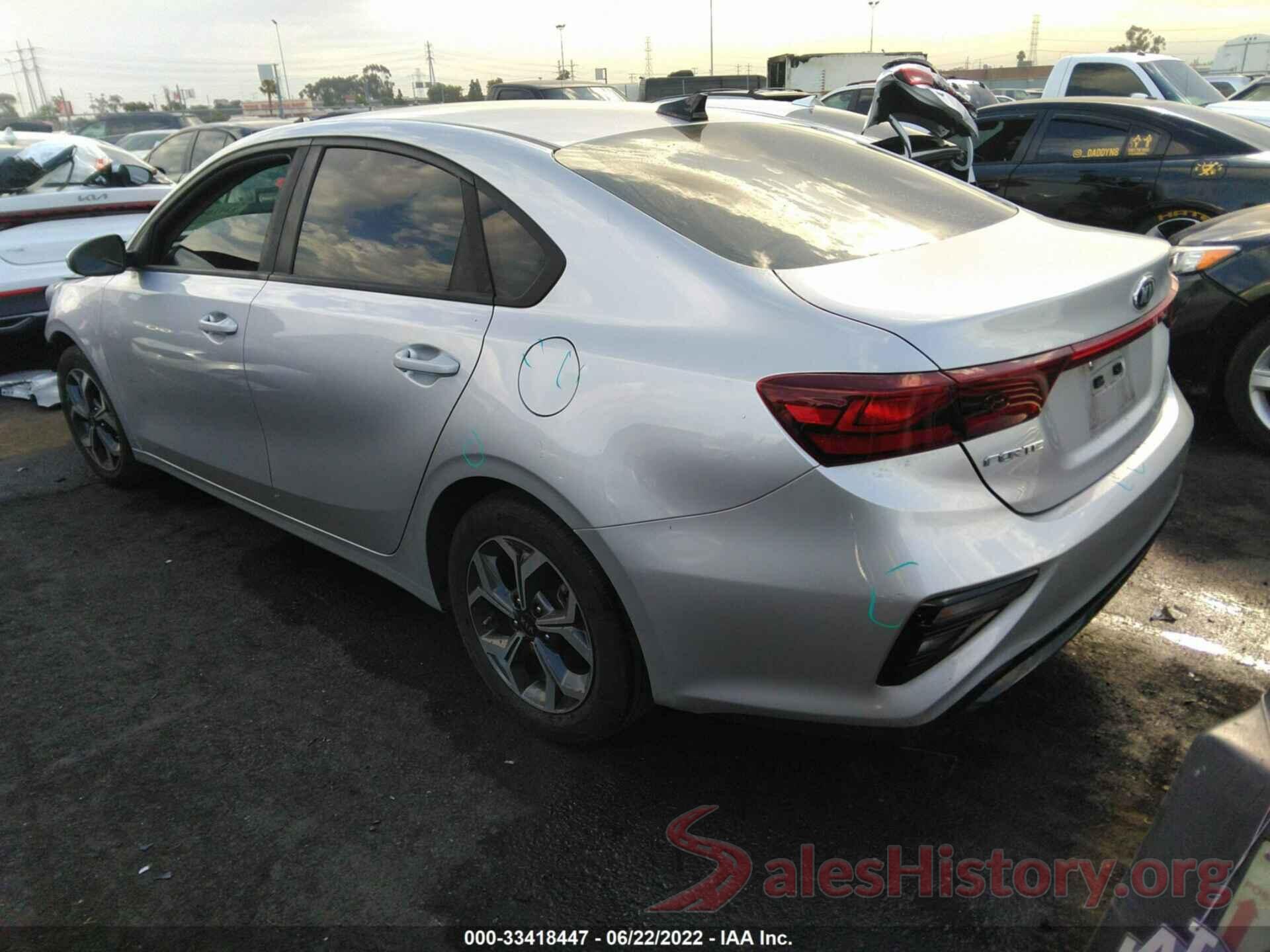 3KPF24AD3LE192054 2020 KIA FORTE