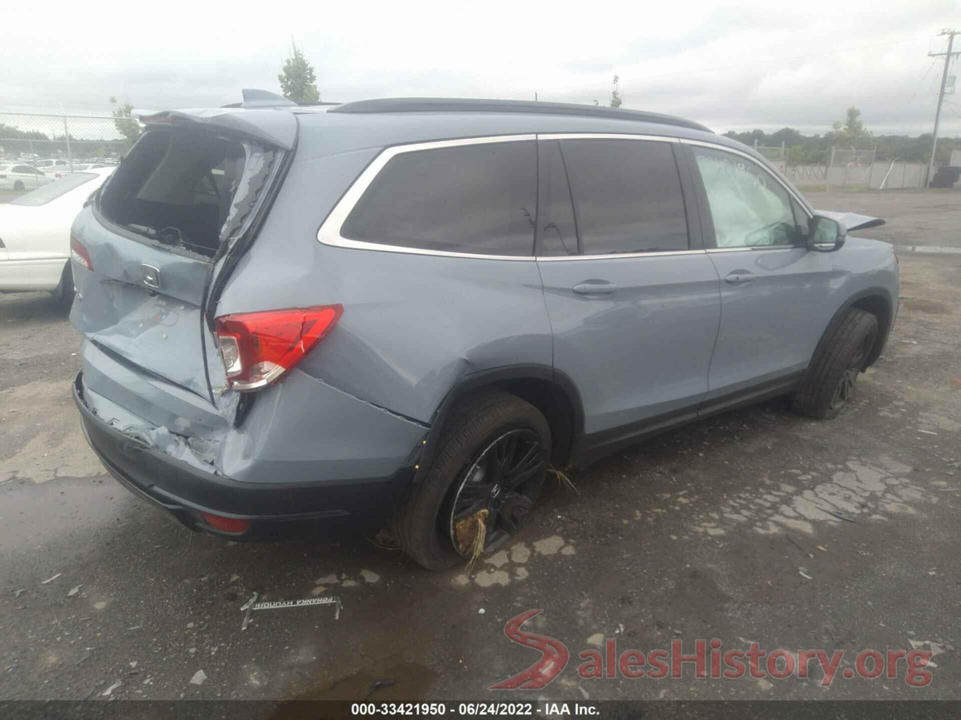 5FNYF6H21NB037478 2022 HONDA PILOT