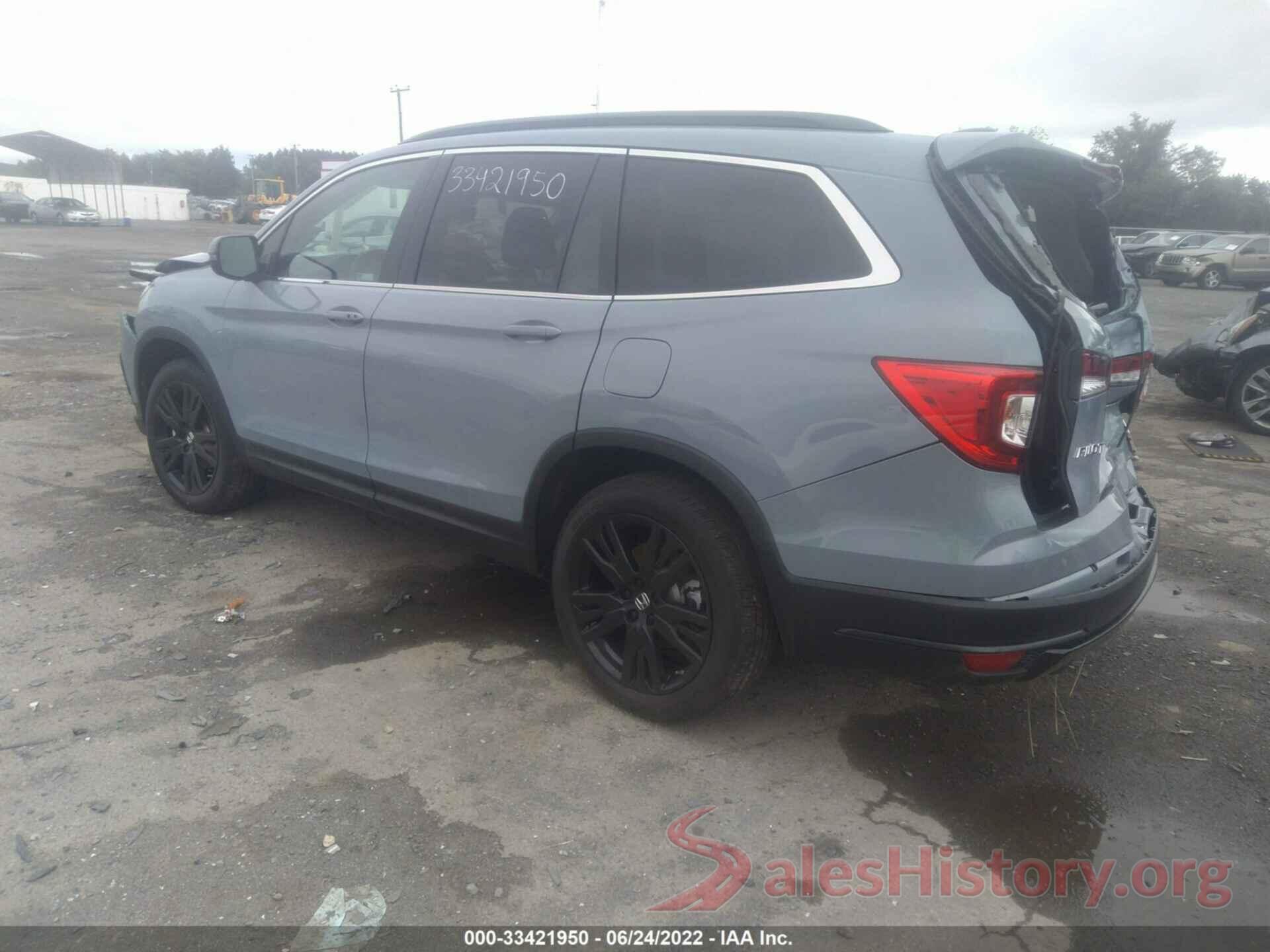 5FNYF6H21NB037478 2022 HONDA PILOT