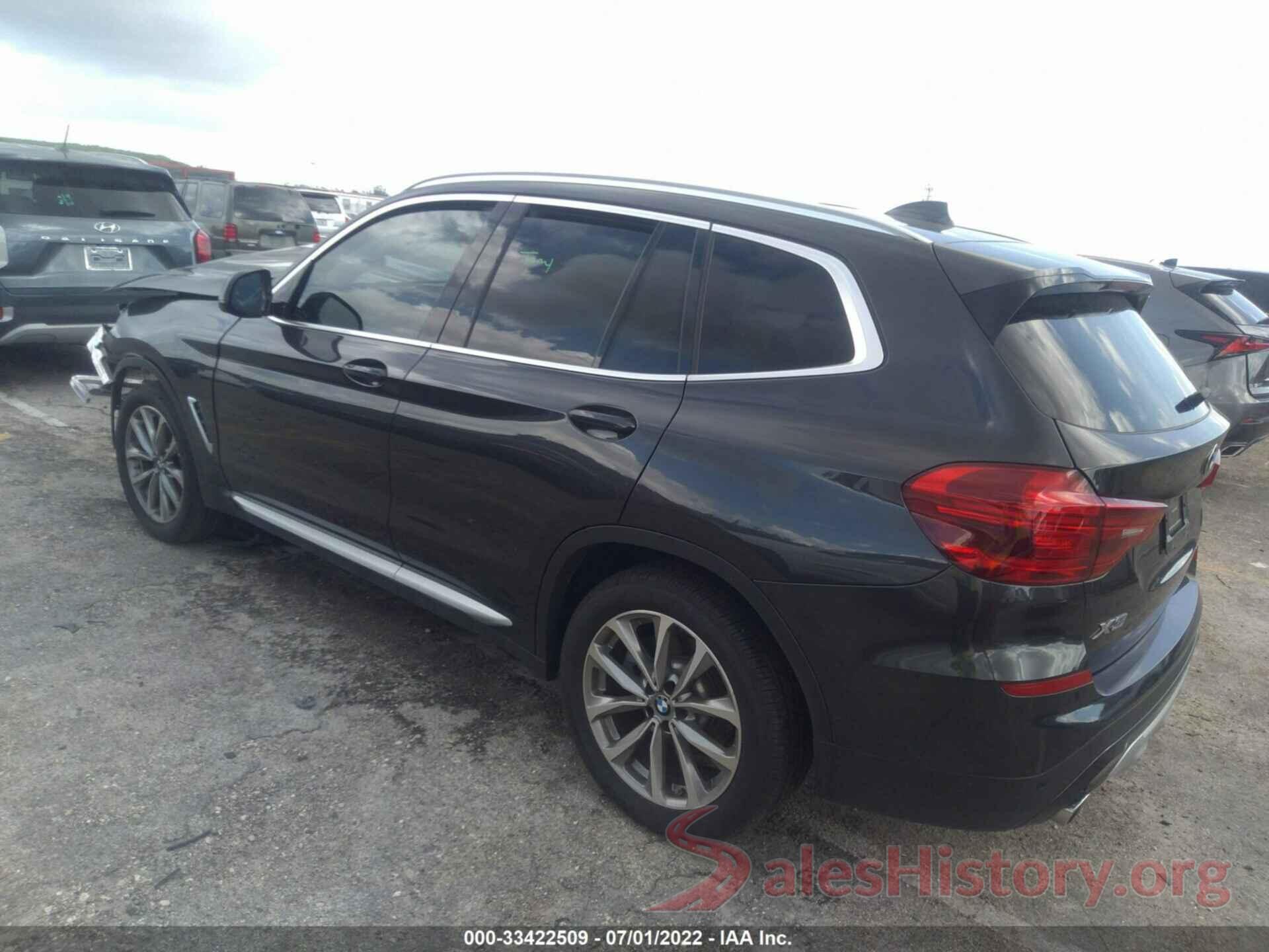 5UXTR7C51KLF35456 2019 BMW X3