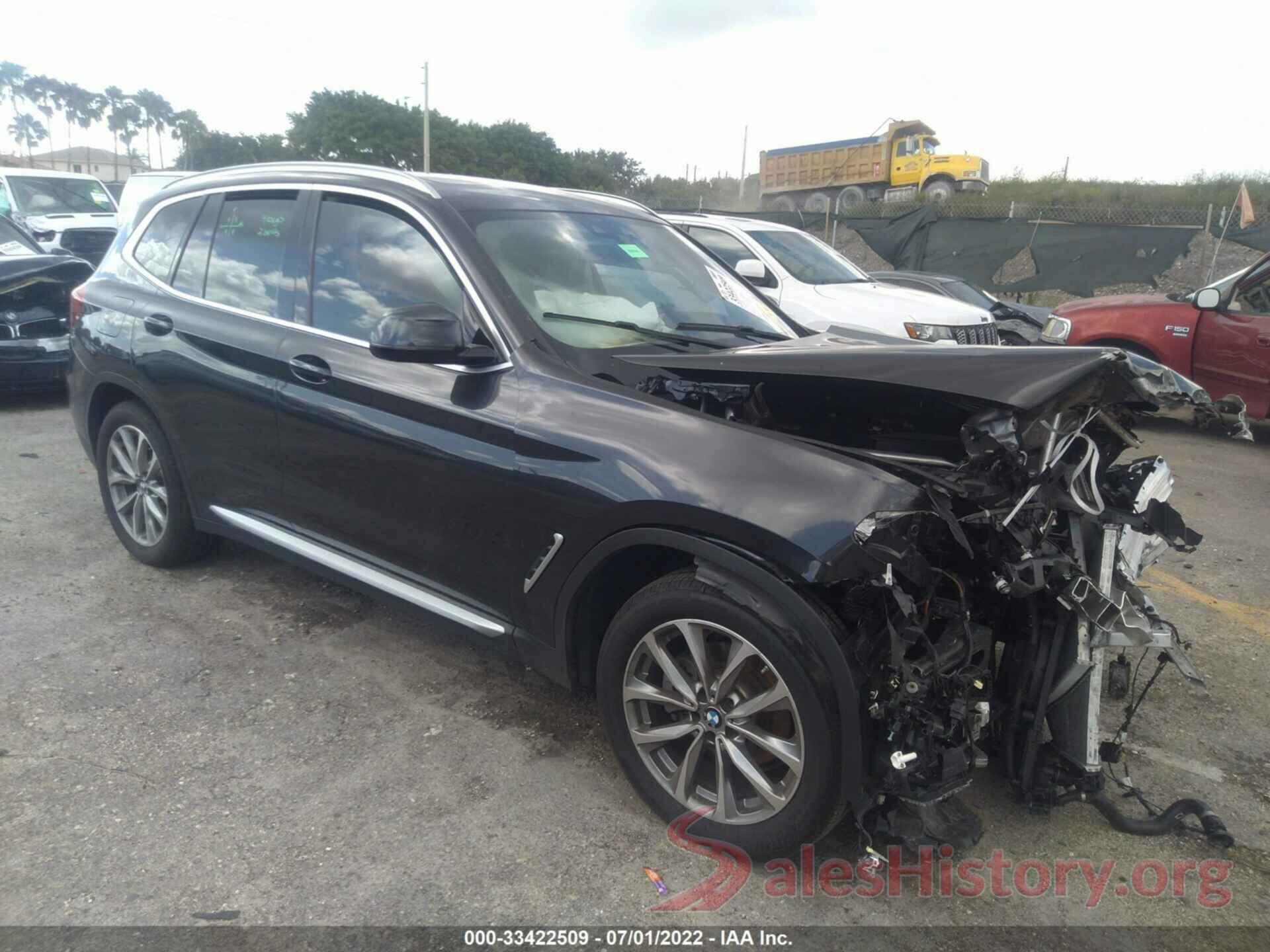 5UXTR7C51KLF35456 2019 BMW X3