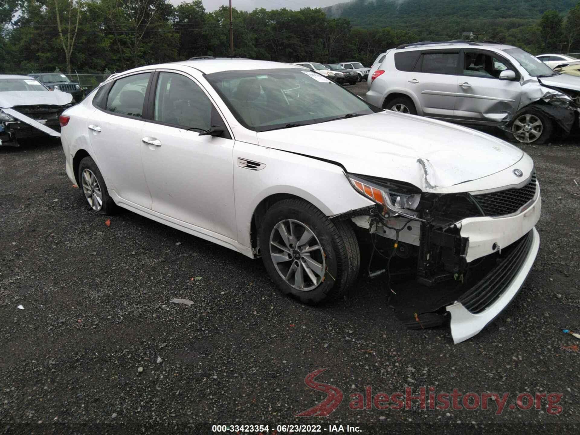 KNAGT4L30G5117350 2016 KIA OPTIMA