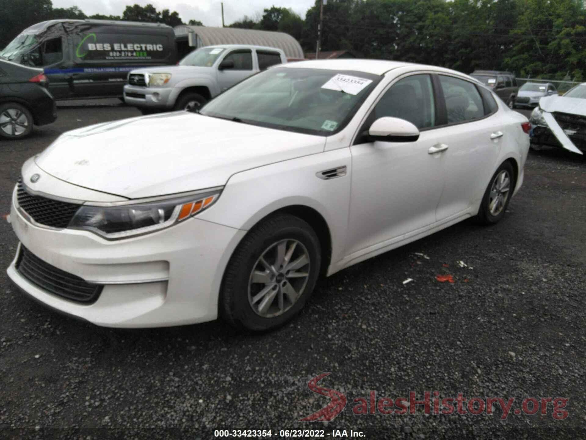 KNAGT4L30G5117350 2016 KIA OPTIMA