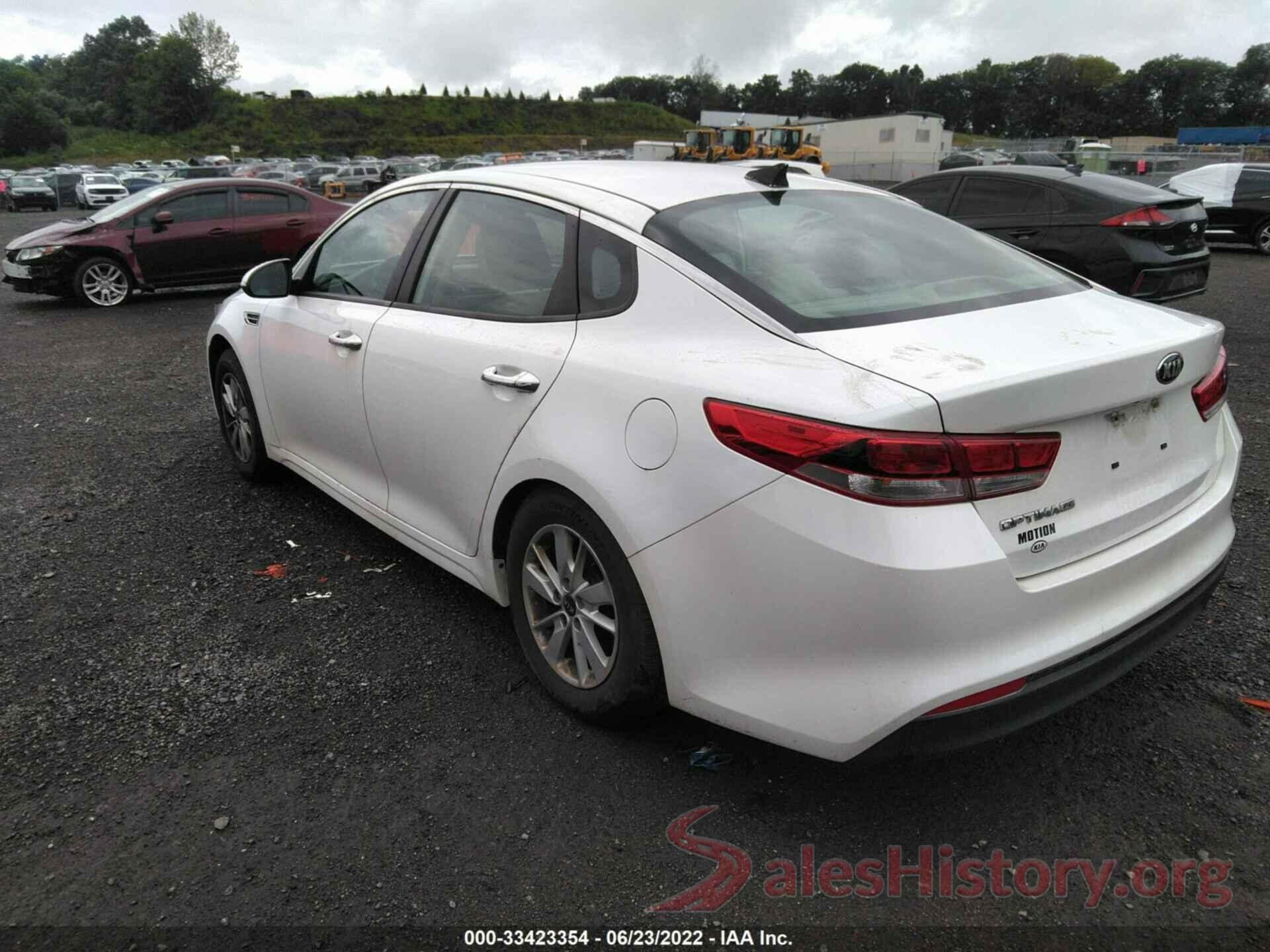 KNAGT4L30G5117350 2016 KIA OPTIMA