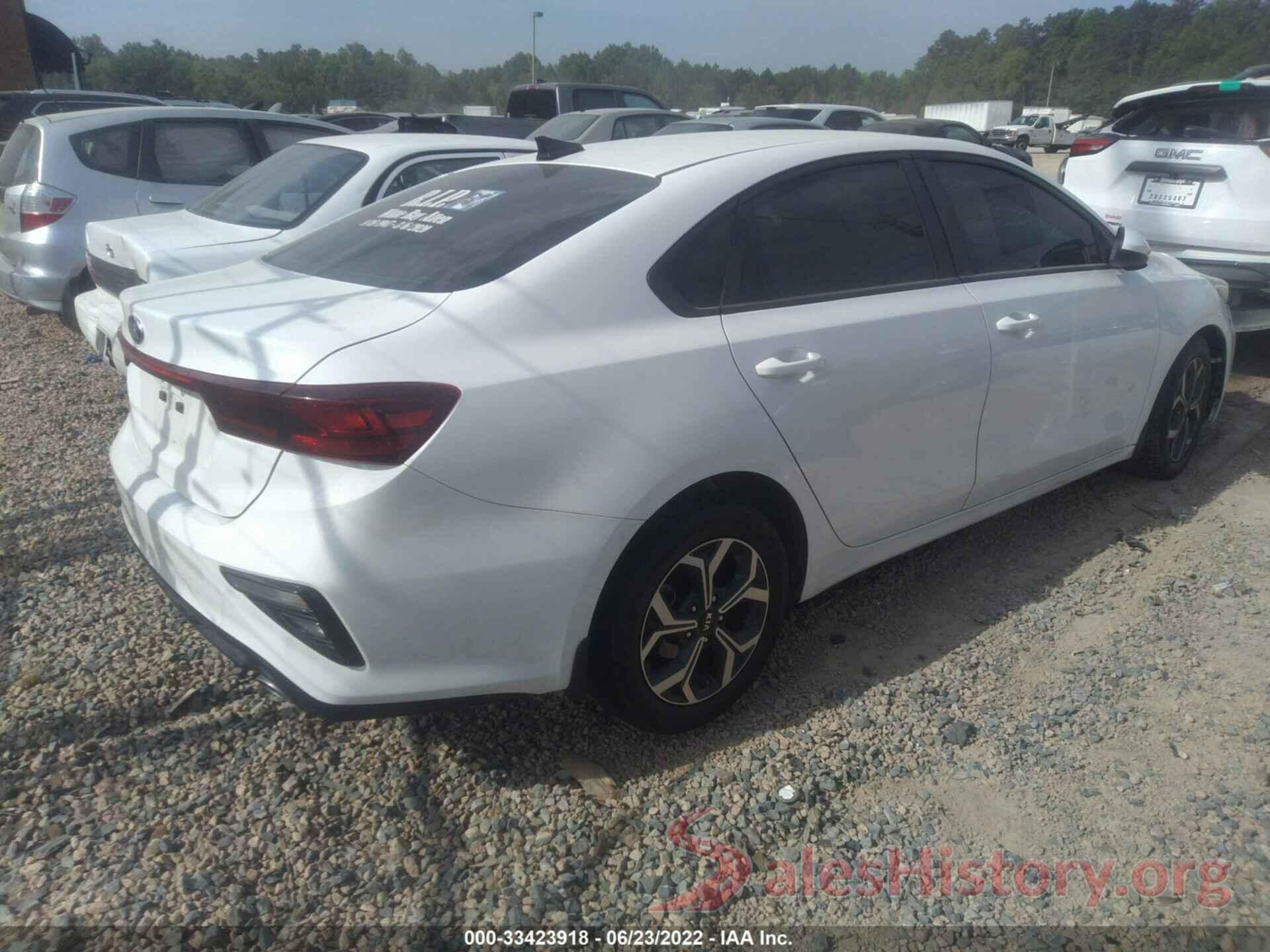 3KPF24AD2LE167257 2020 KIA FORTE