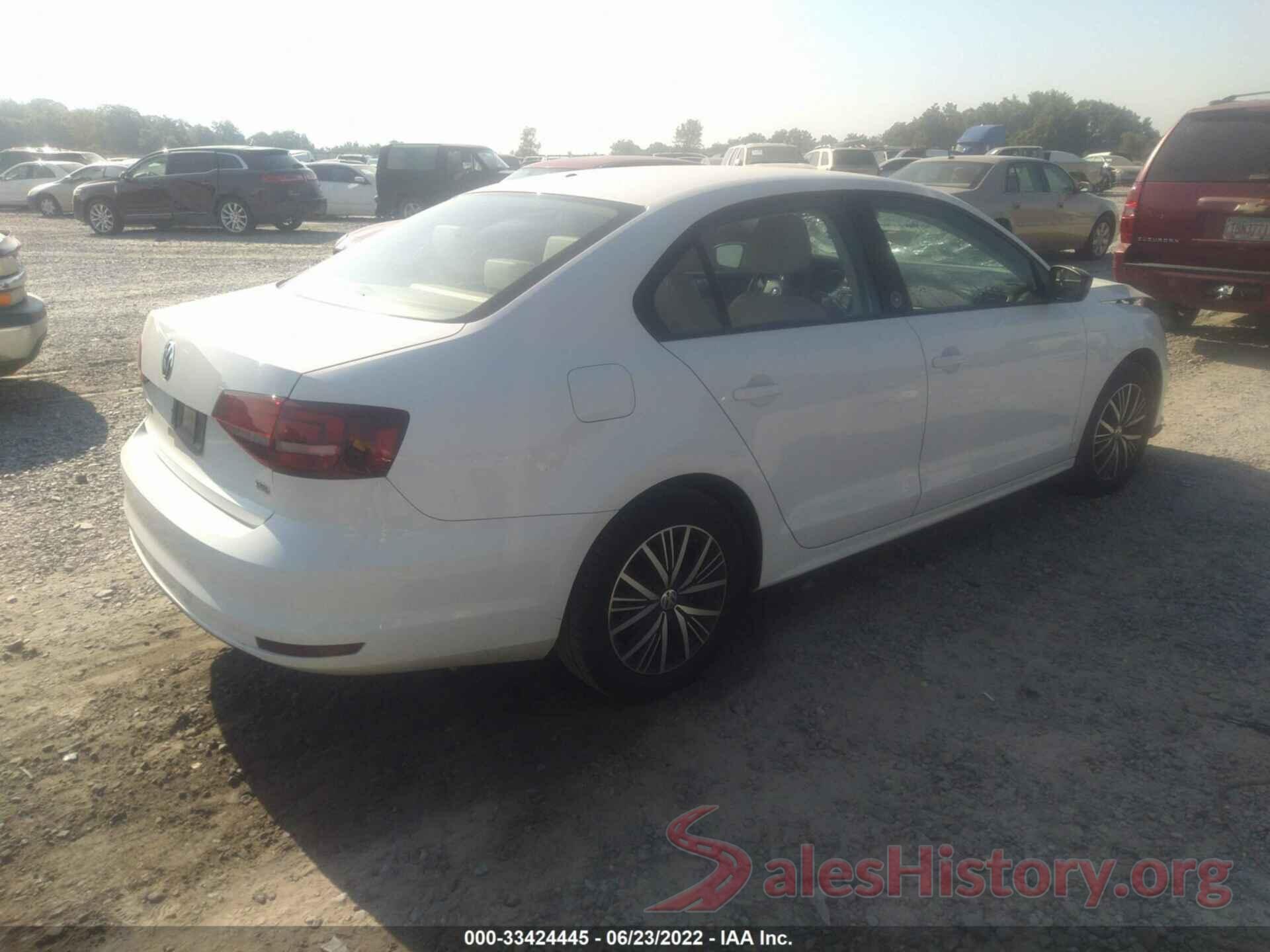 3VWDB7AJ2JM206184 2018 VOLKSWAGEN JETTA