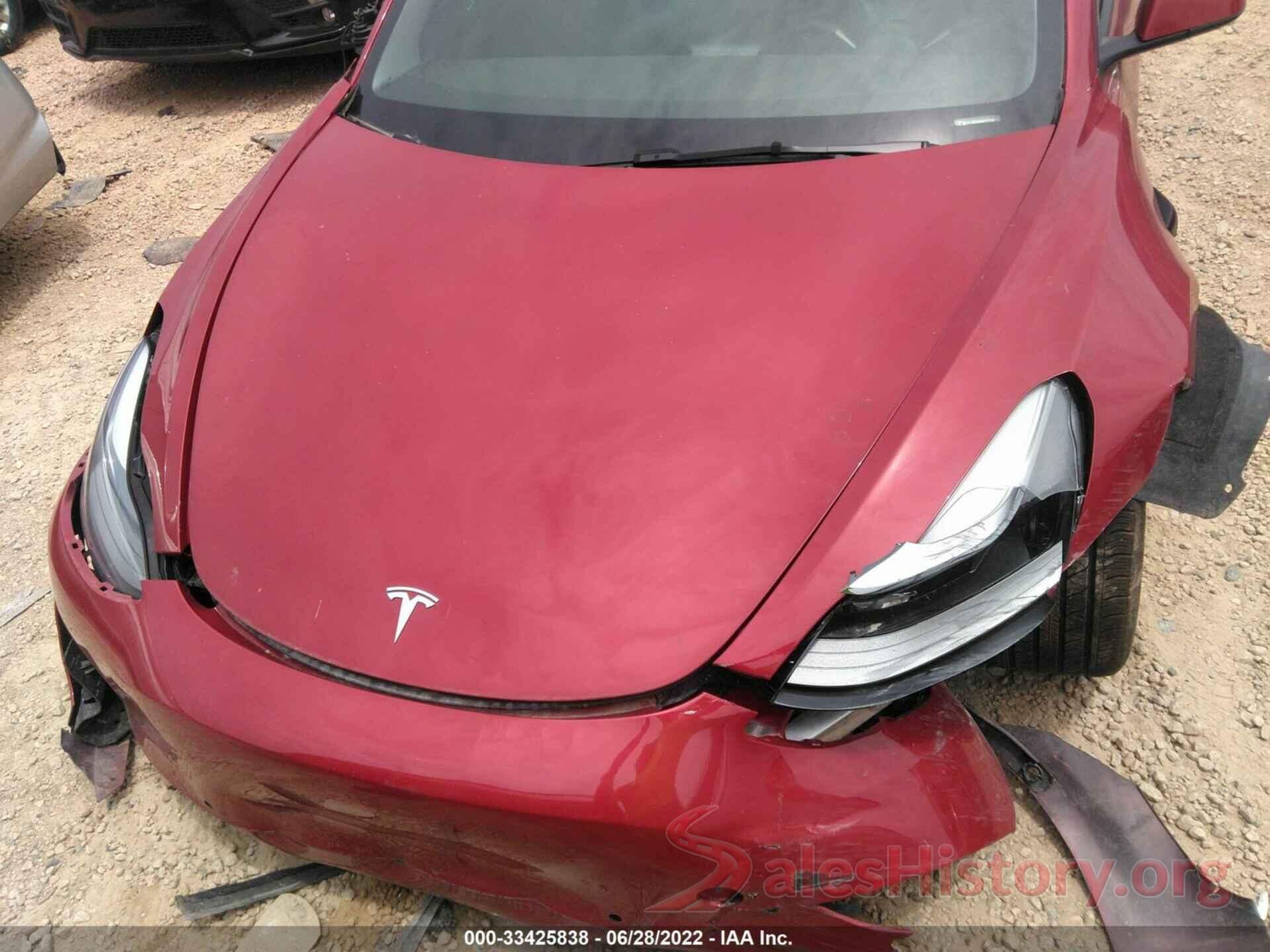 5YJ3E1EB5NF117709 2022 TESLA MODEL 3