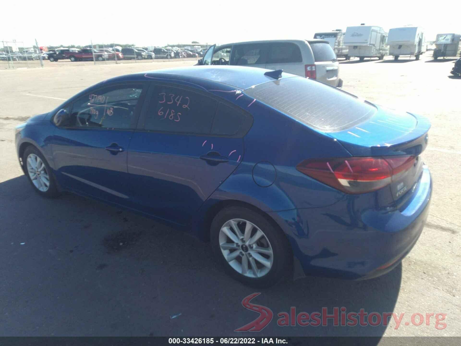 3KPFL4A73HE109169 2017 KIA FORTE