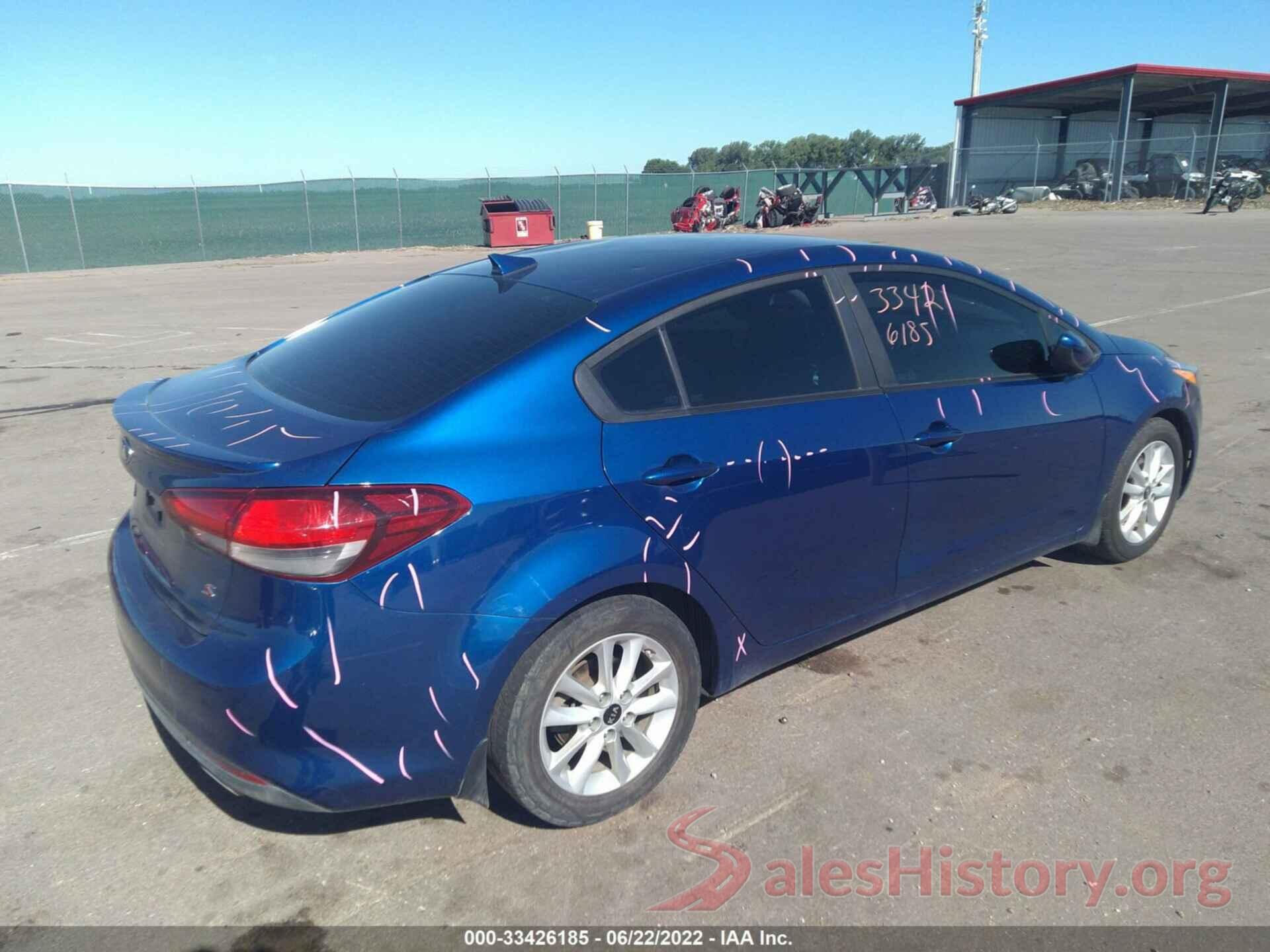 3KPFL4A73HE109169 2017 KIA FORTE