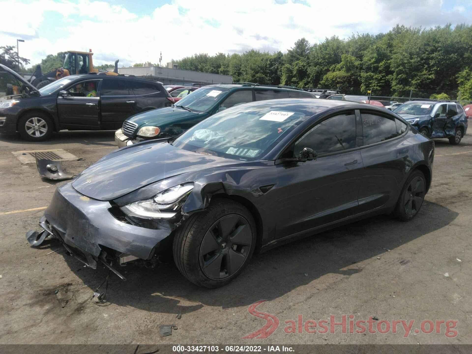 5YJ3E1EB7MF848107 2021 TESLA MODEL 3