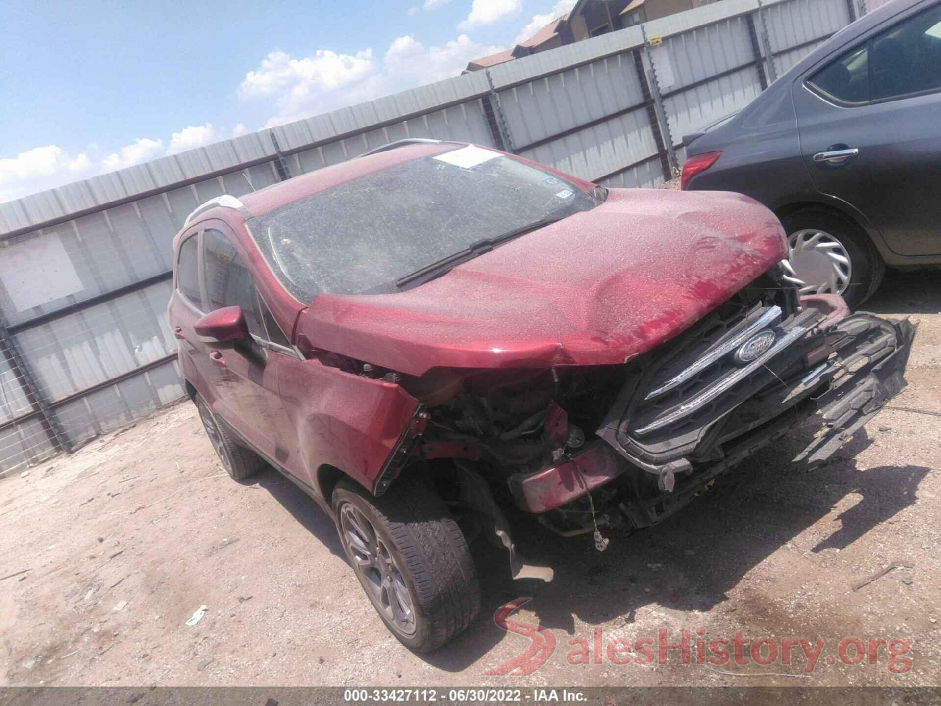 MAJ3S2KE8KC278017 2019 FORD ECOSPORT