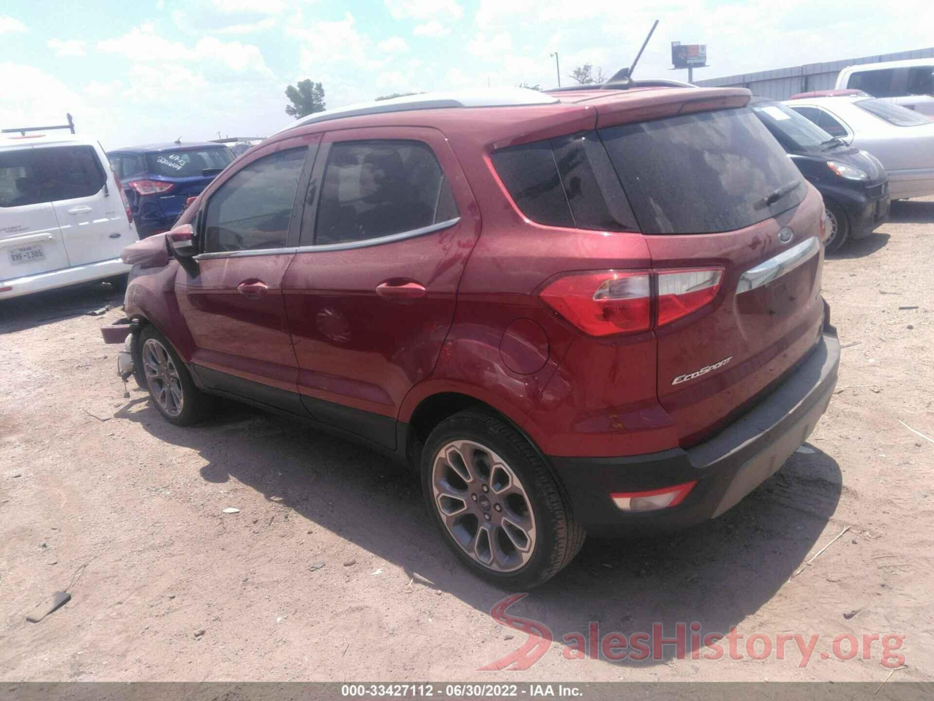 MAJ3S2KE8KC278017 2019 FORD ECOSPORT