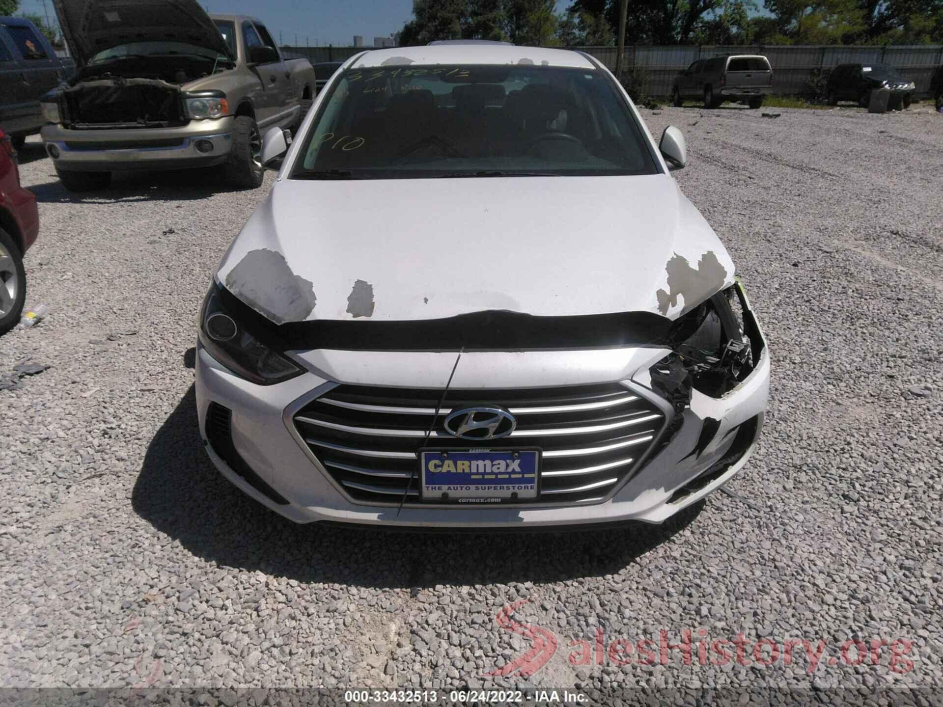 5NPD84LF9HH121884 2017 HYUNDAI ELANTRA