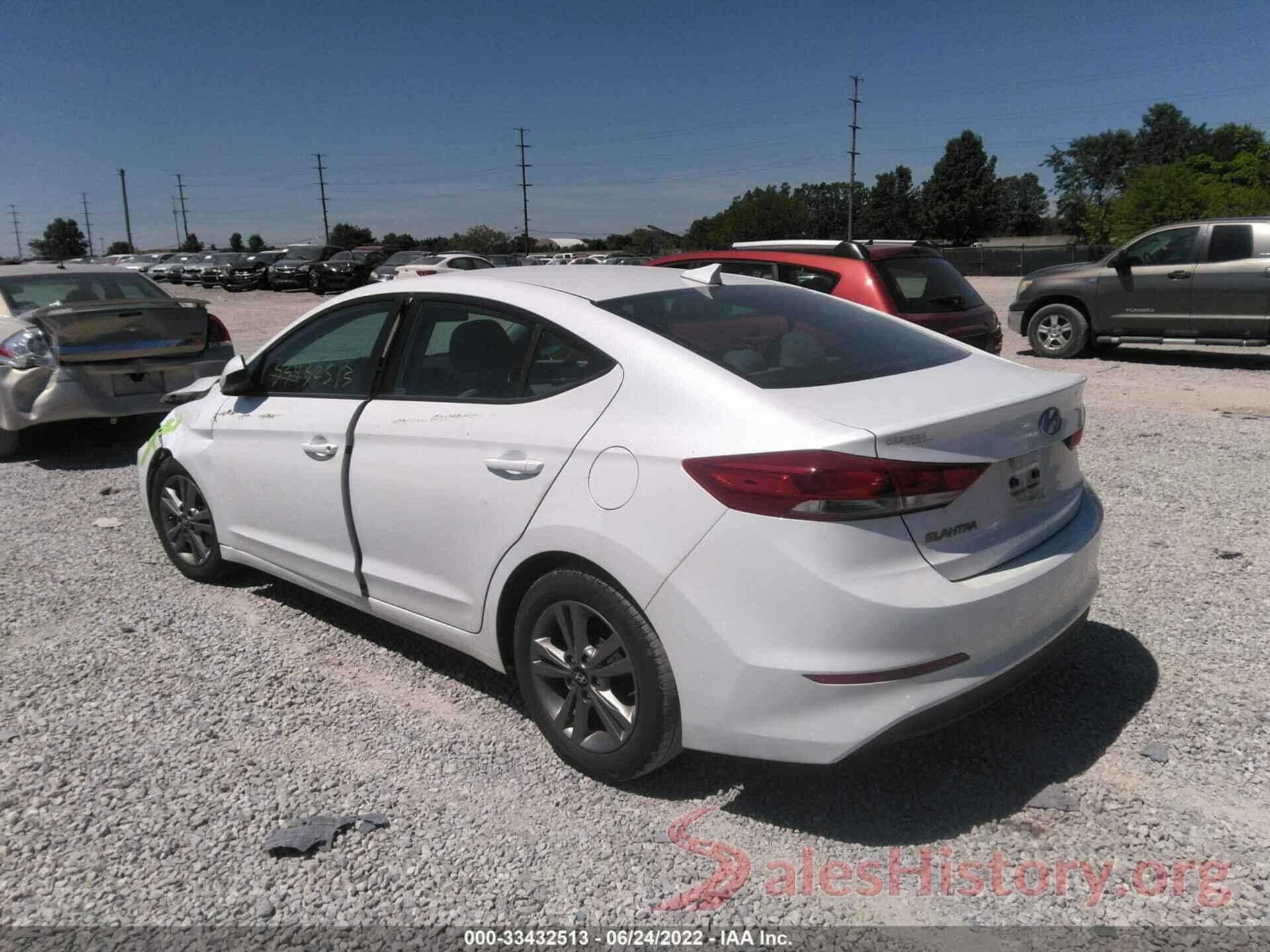 5NPD84LF9HH121884 2017 HYUNDAI ELANTRA