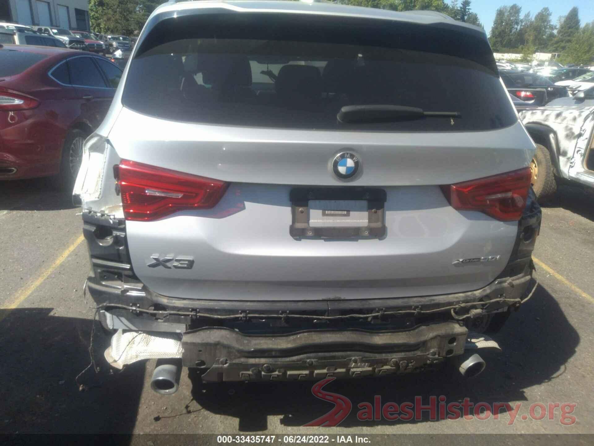 5UXTR9C53KLE17467 2019 BMW X3