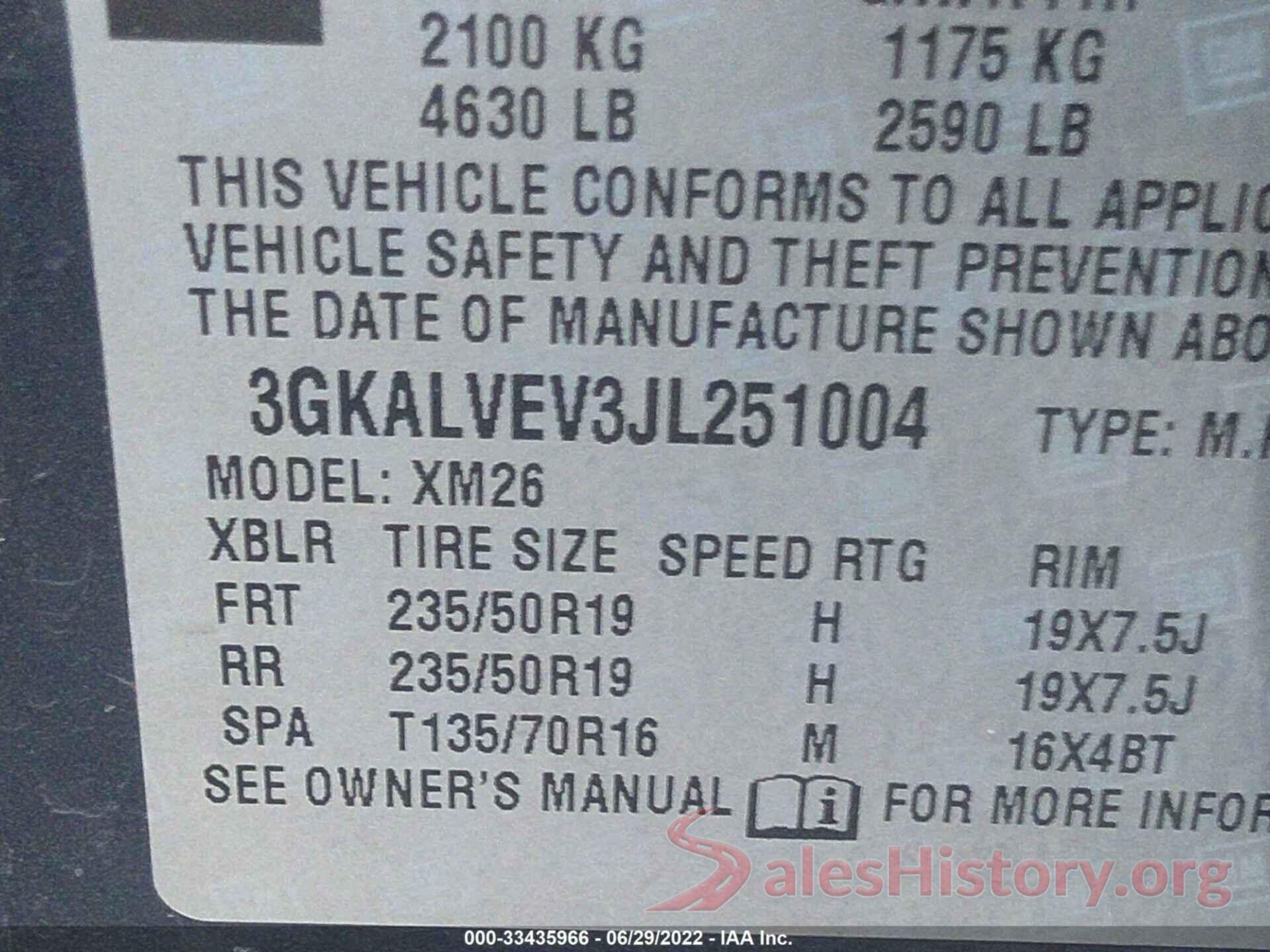 3GKALVEV3JL251004 2018 GMC TERRAIN