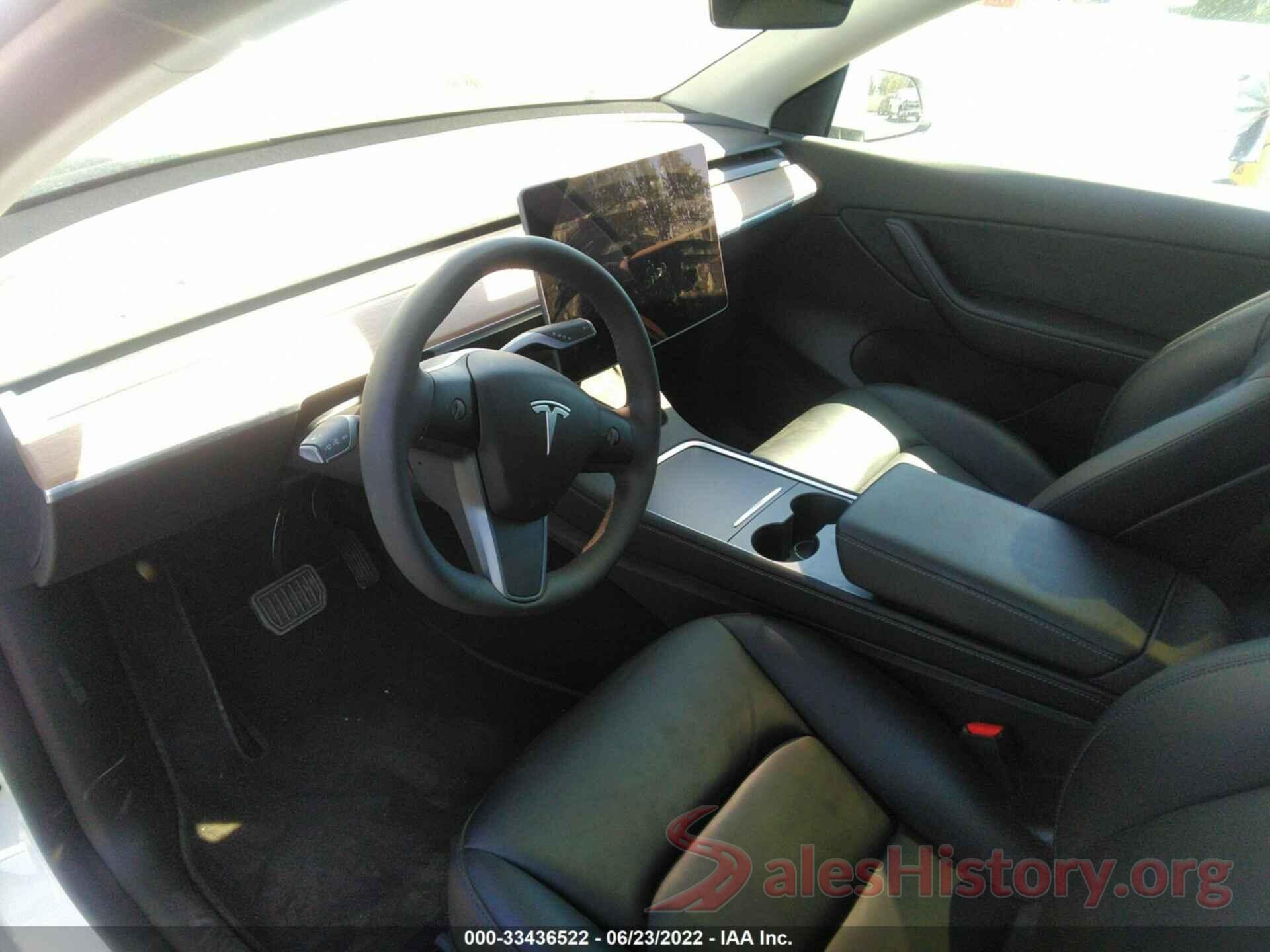 7SAYGDEE4NF345411 2022 TESLA MODEL Y