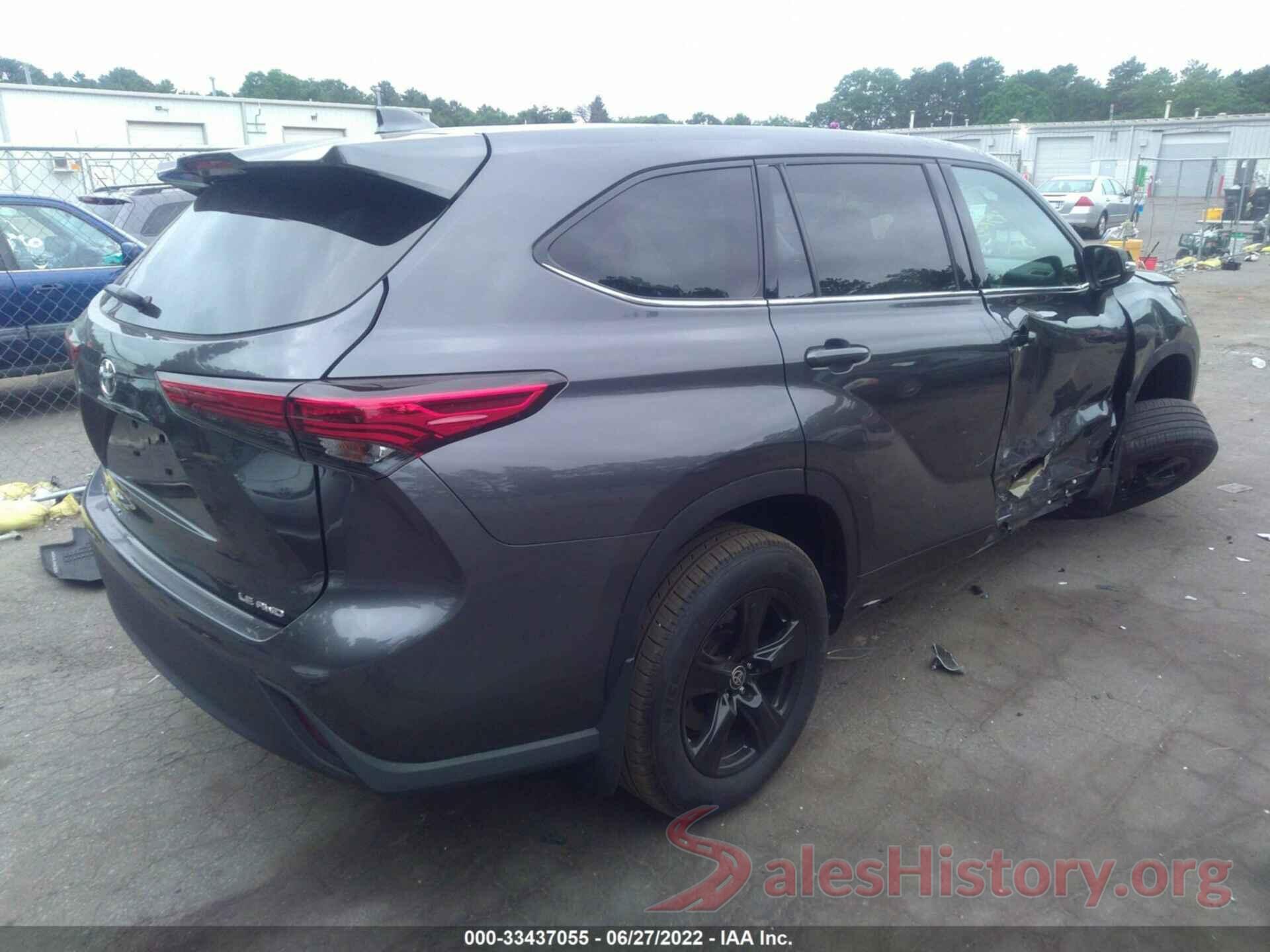 5TDBZRBH1LS003268 2020 TOYOTA HIGHLANDER